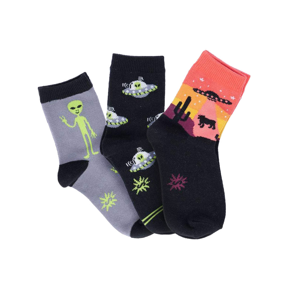 Sock It To Me - Kids Crew 3pk - Area 51 Apparel Socks