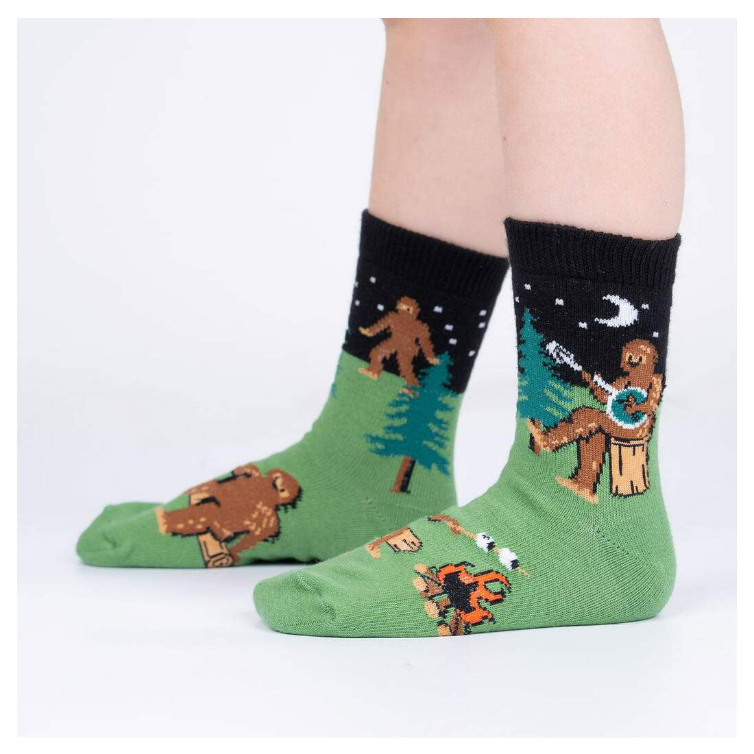 Sock It To Me - Kids Crew 3pk - Sasquatch Campout Apparel Socks