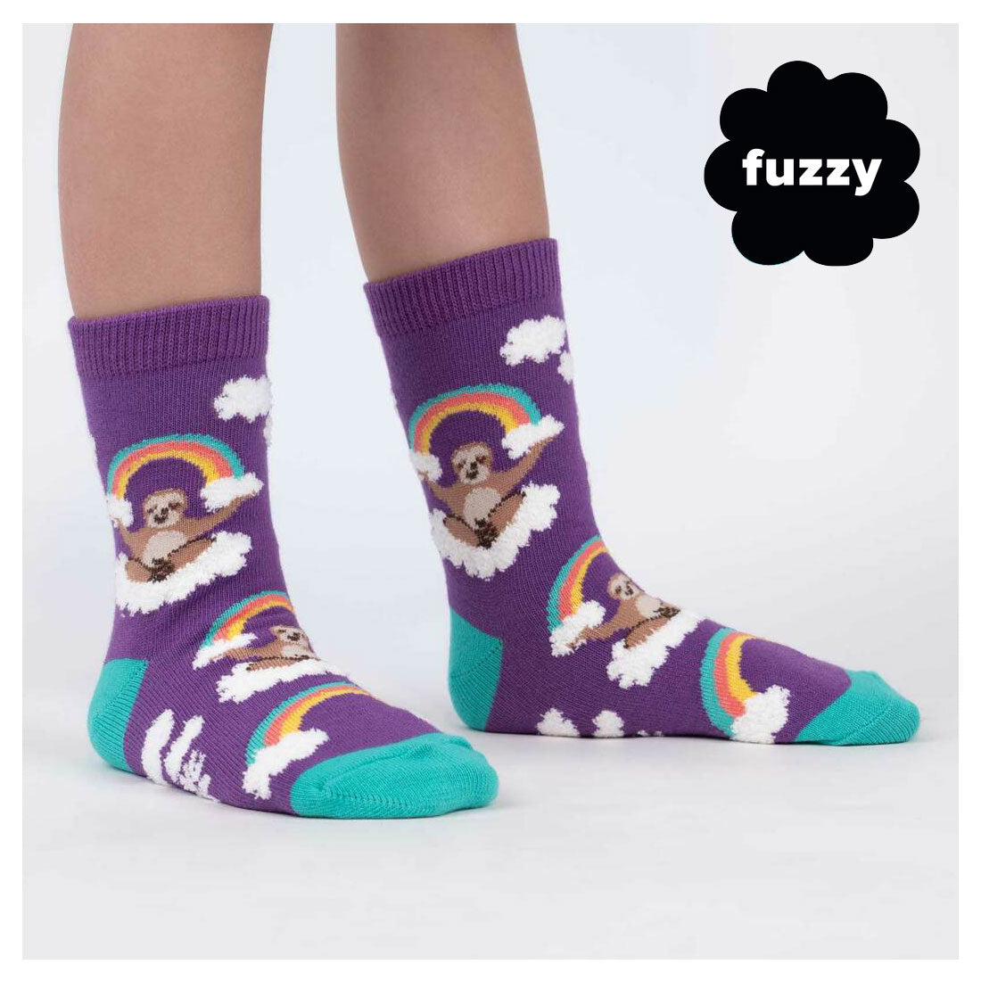 Sock It To Me - Kids Crew 3pk - Sloth Dreams Apparel Socks