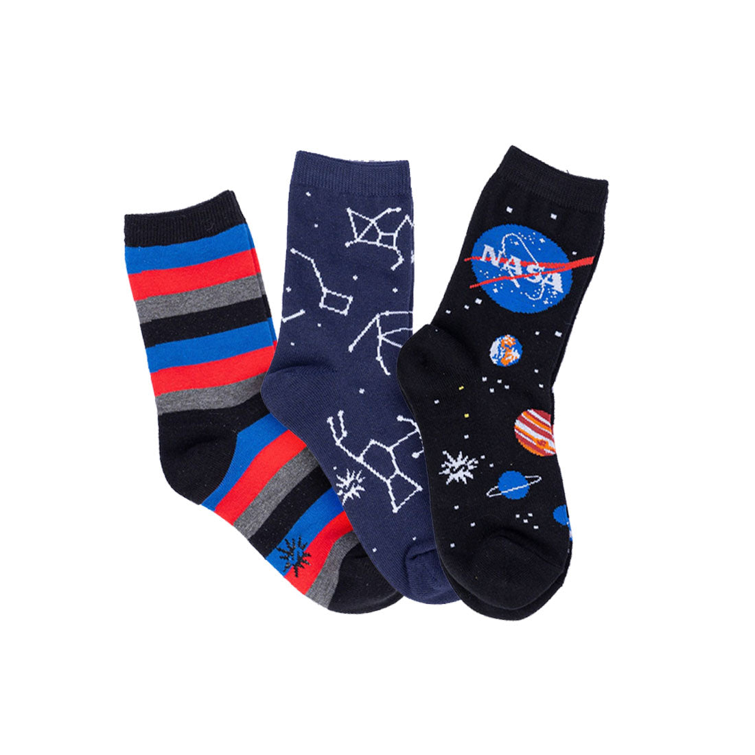 Sock It To Me - Kids Crew 3pk - Solar System Apparel Socks