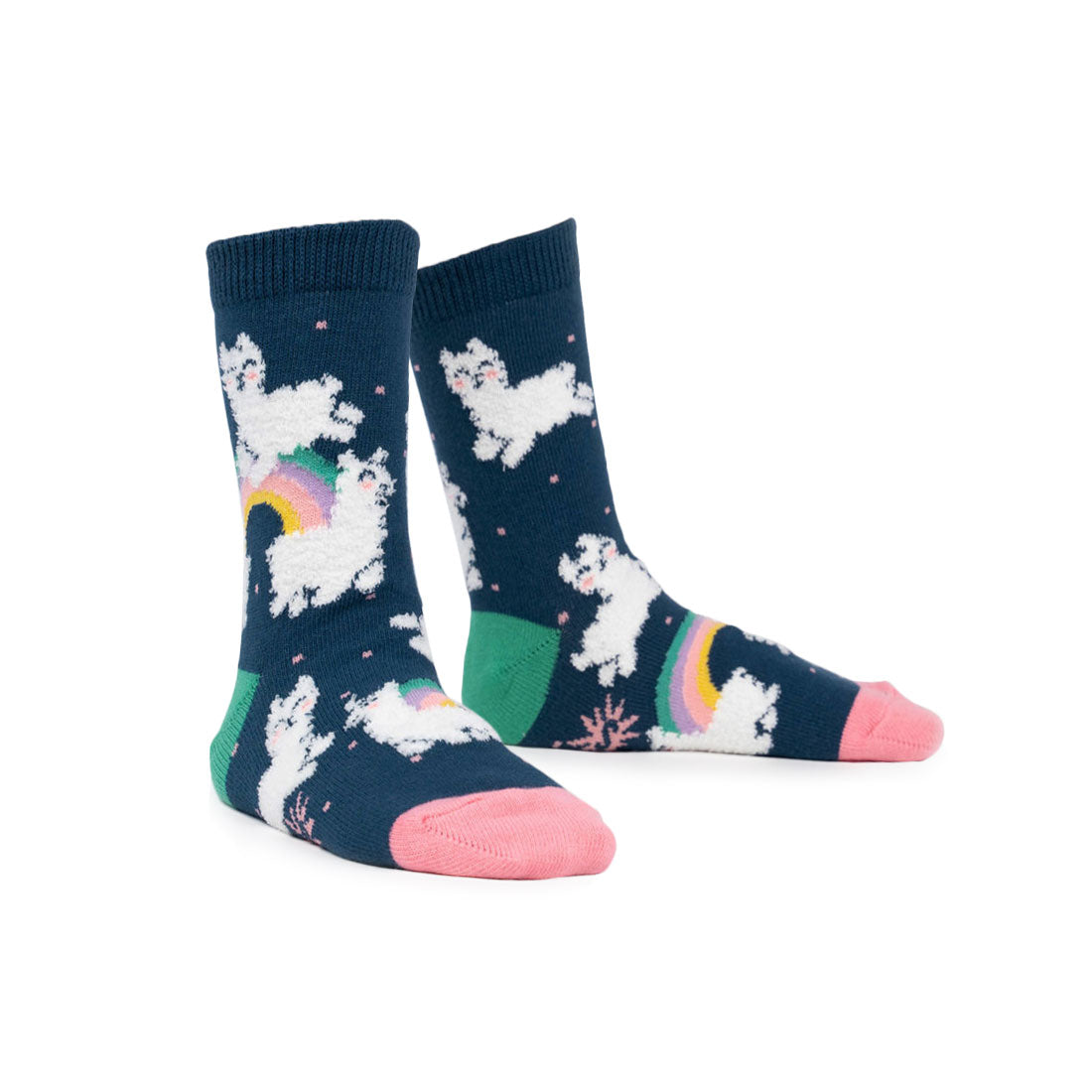 Sock It To Me - Kids Crew - Llam-where Over The Rainbow Apparel Socks