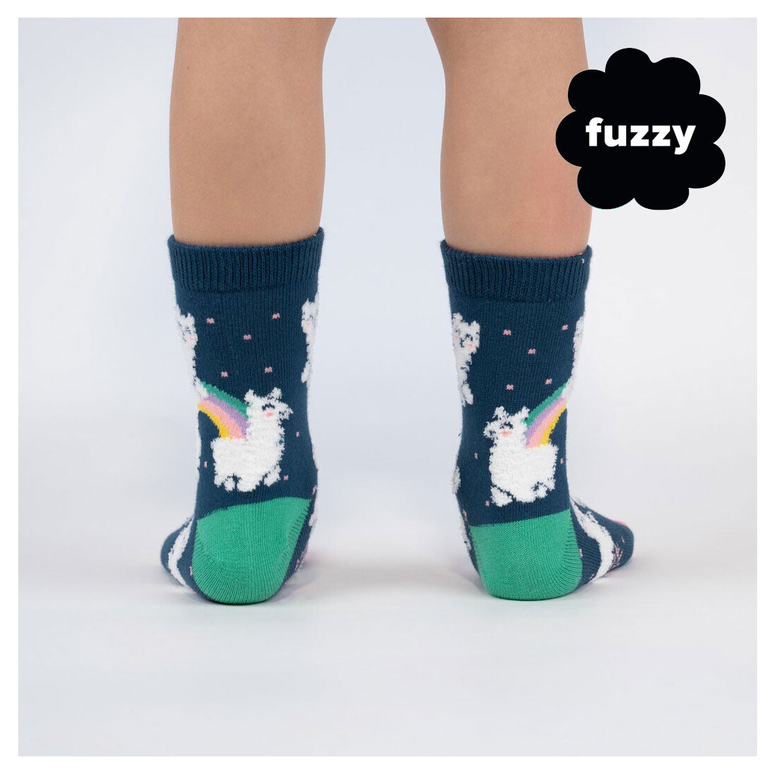 Sock It To Me - Kids Crew - Llam-where Over The Rainbow Apparel Socks