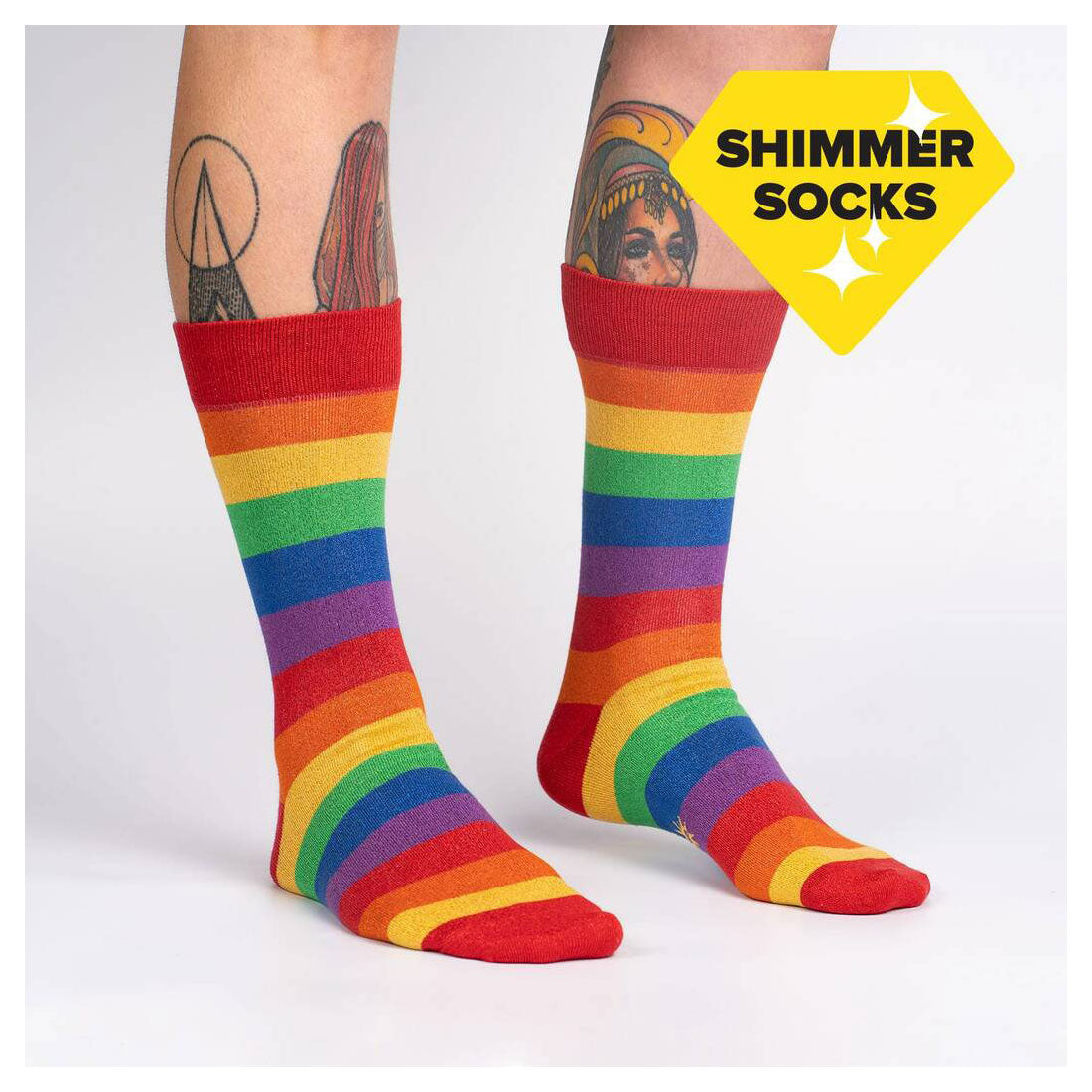 Sock It To Me - Adult Crew - March With Pride Apparel Socks