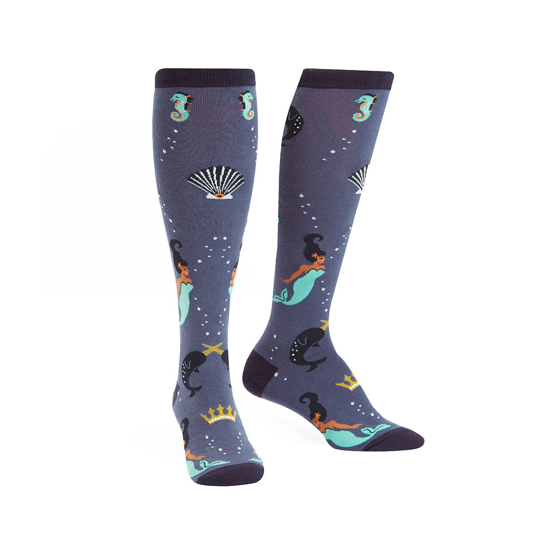 Sock It To Me - Knee High - Deep Sea Queen Apparel Socks