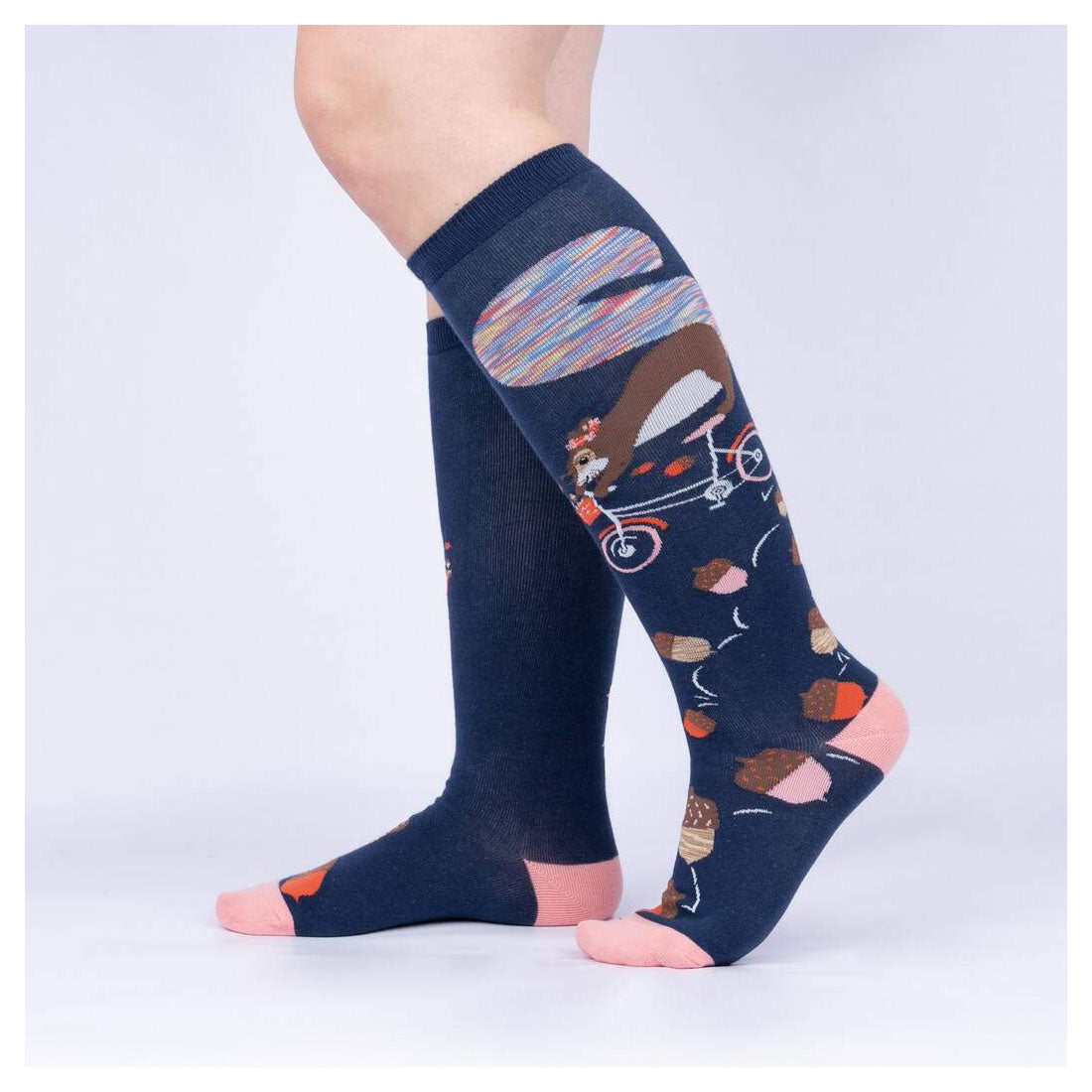 Sock It To Me - Knee High - Feeling Squirrelly Apparel Socks