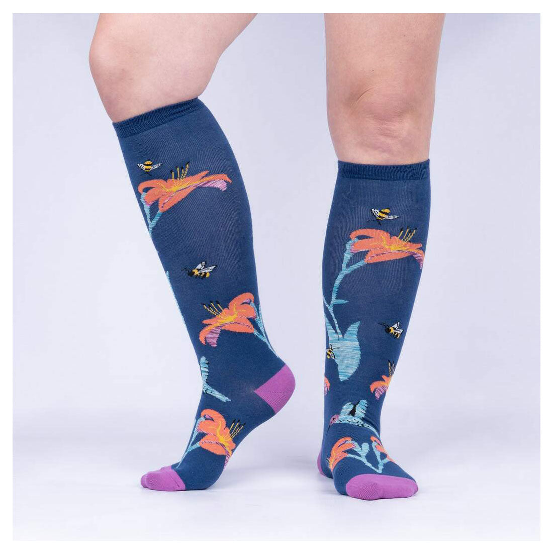 Sock It To Me - Knee High - Hmmmingbird Apparel Socks