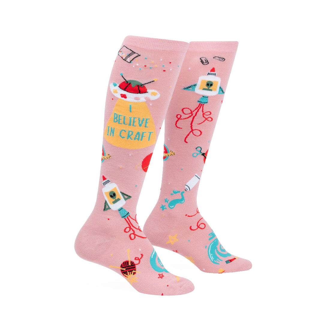 Sock It To Me - Knee High - I Believe In Craft Apparel Socks