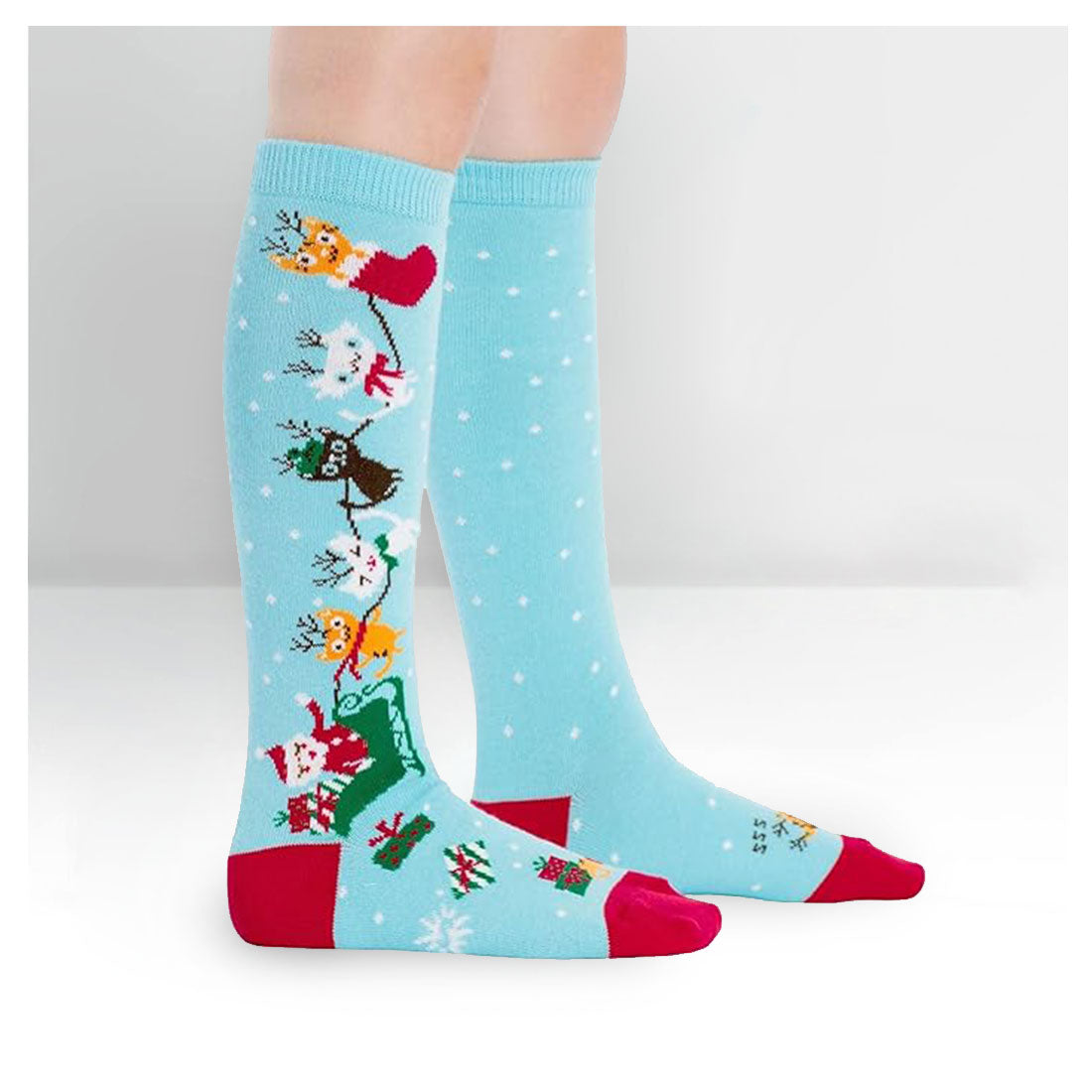 Sock It To Me - Knee High - Jingle Cats Apparel Socks