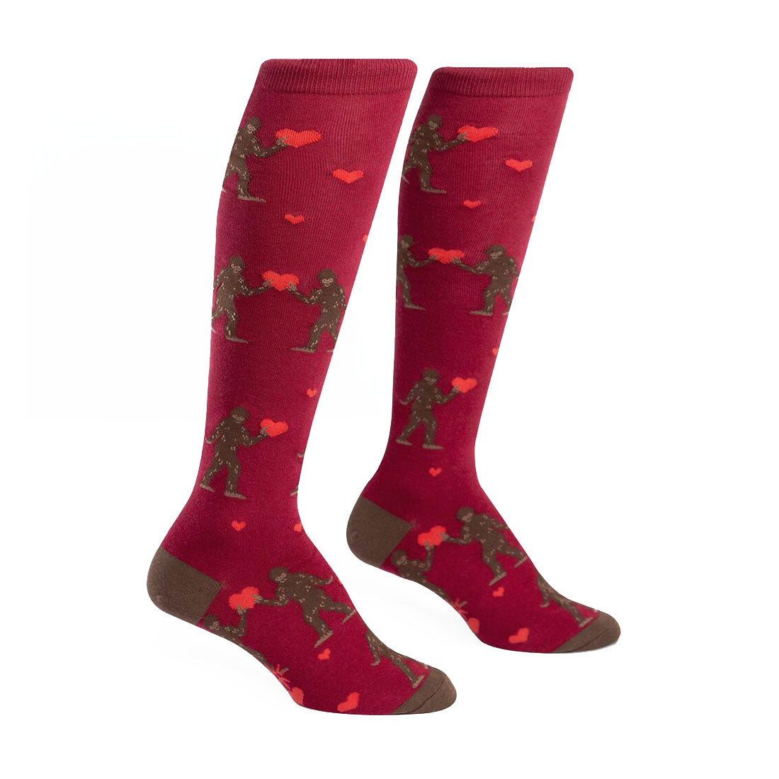 Sock It To Me - Knee High - Sasquatch Valentine Apparel Socks