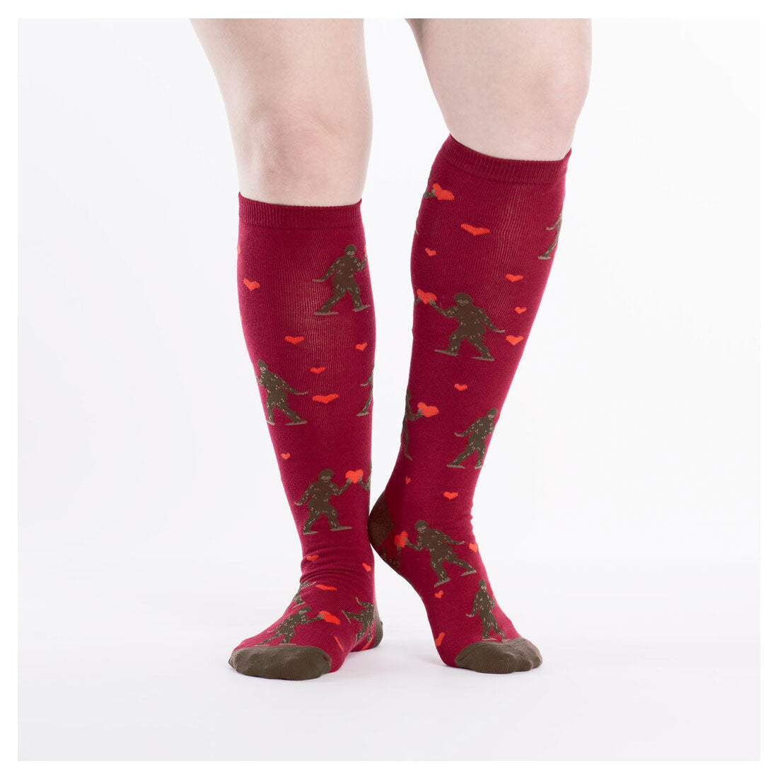 Sock It To Me - Knee High - Sasquatch Valentine Apparel Socks