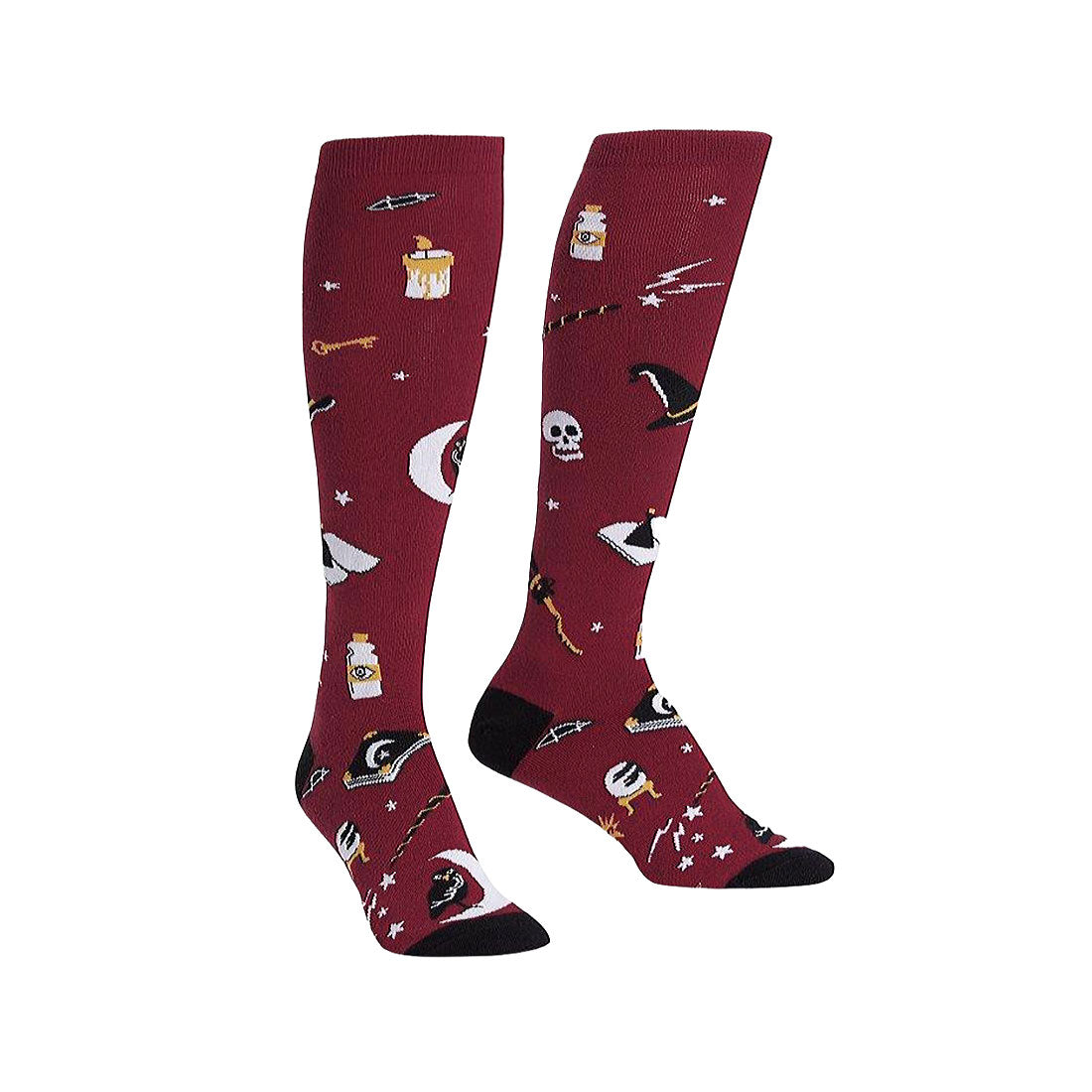 Sock It To Me - Knee High - Spells Trouble Apparel Socks