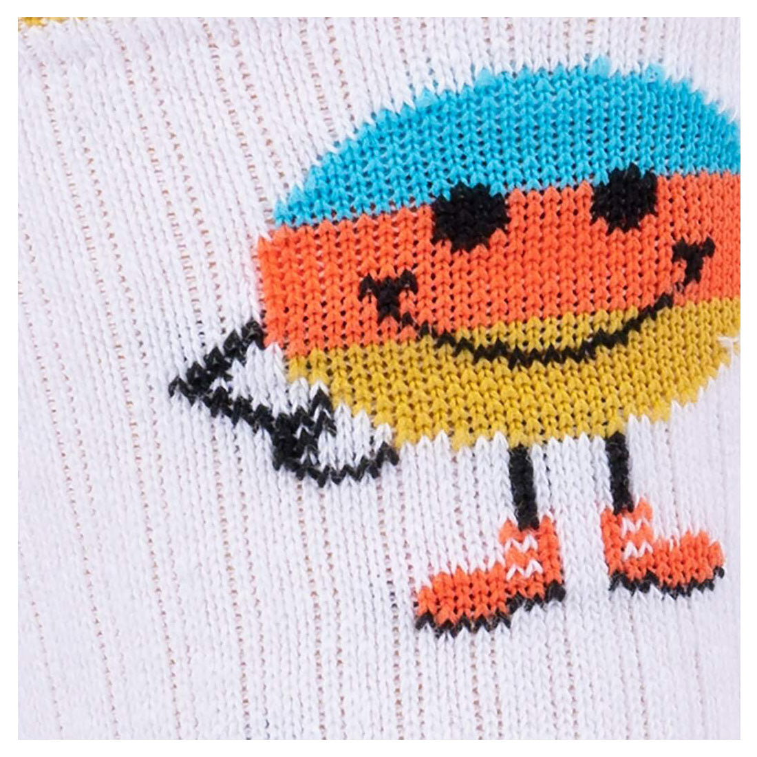 Sock It To Me - Ribbed Crew - This Is My Happy Face Apparel Socks