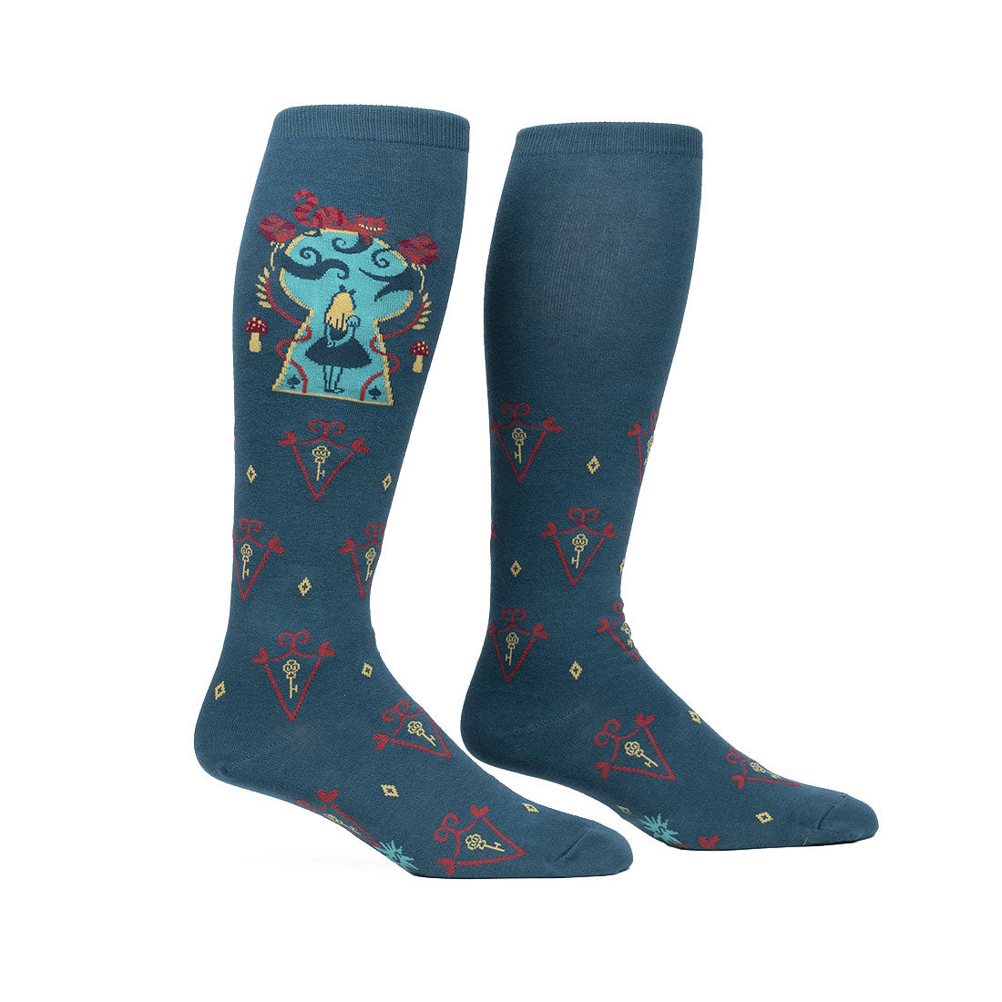 Sock It To Me - Stretch Knee - Alice in Wonderland Apparel Socks