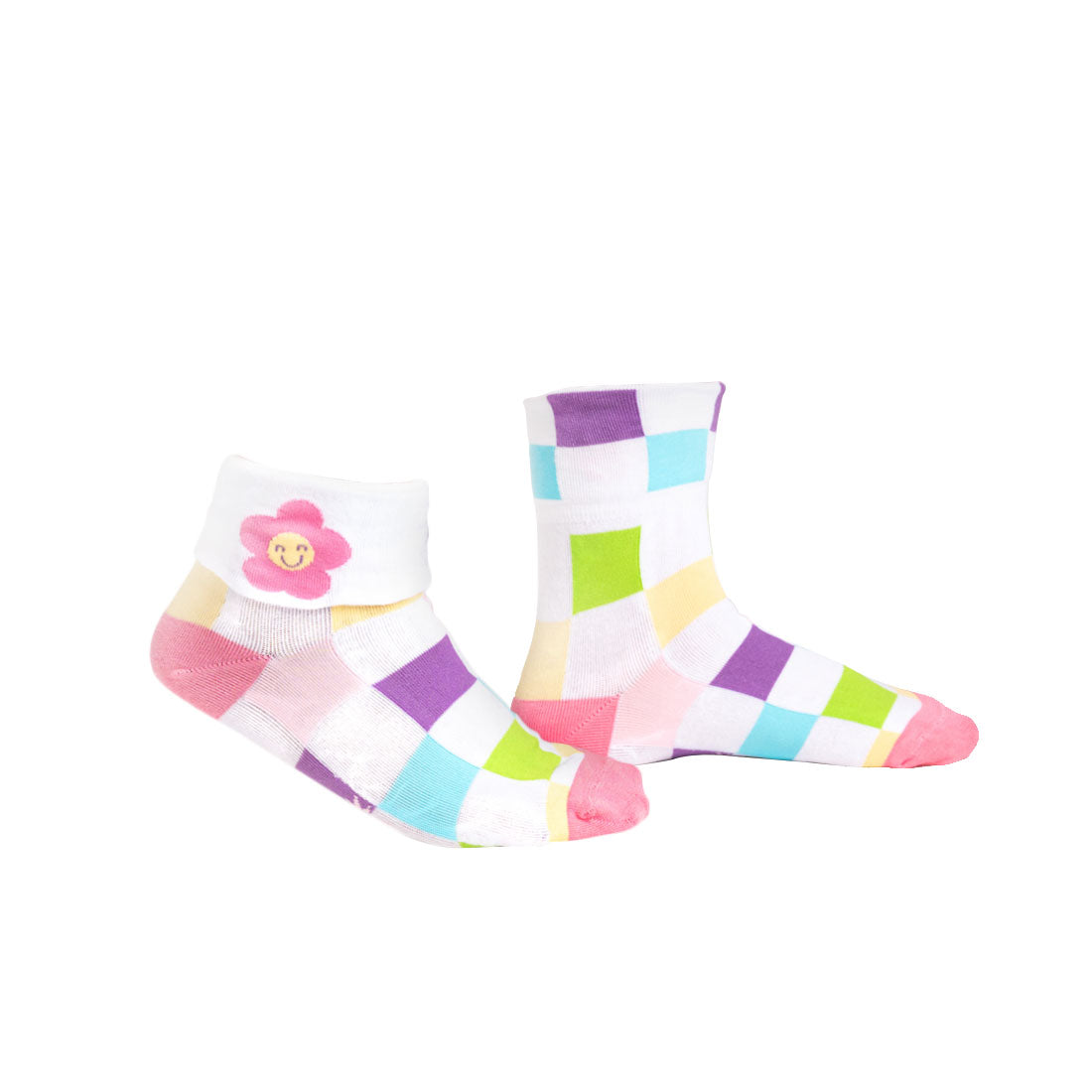 Sock It To Me - Turn Cuff Crew - Check You Out Apparel Socks