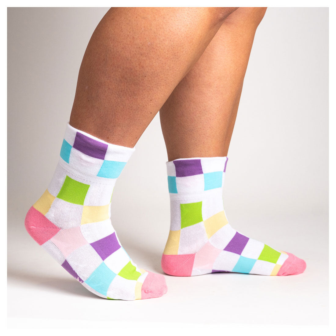 Sock It To Me - Turn Cuff Crew - Check You Out Apparel Socks