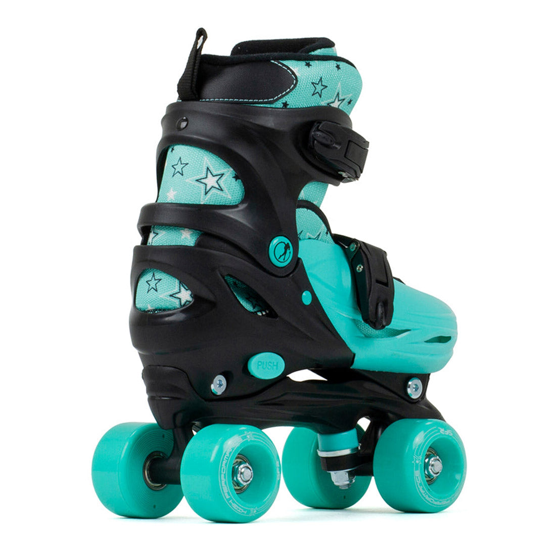 SFR Nebula Adjustable Skate - Black/Green Roller Skates