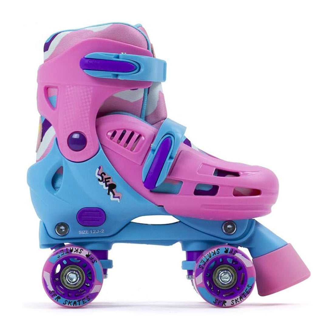 SFR Hurricane III Skates - Pink/Blue Roller Skates