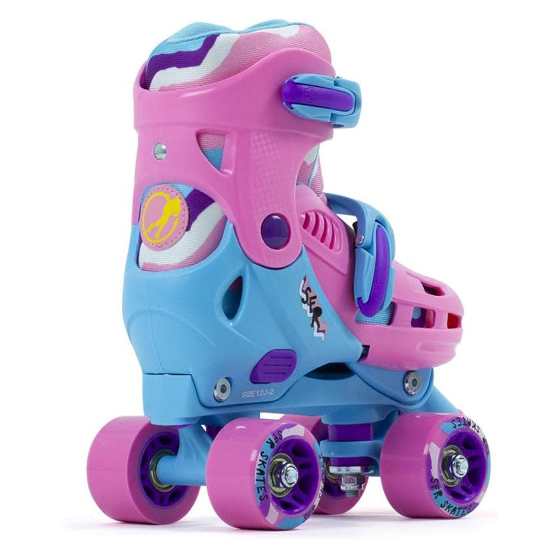 SFR Hurricane III Skates - Pink/Blue Roller Skates