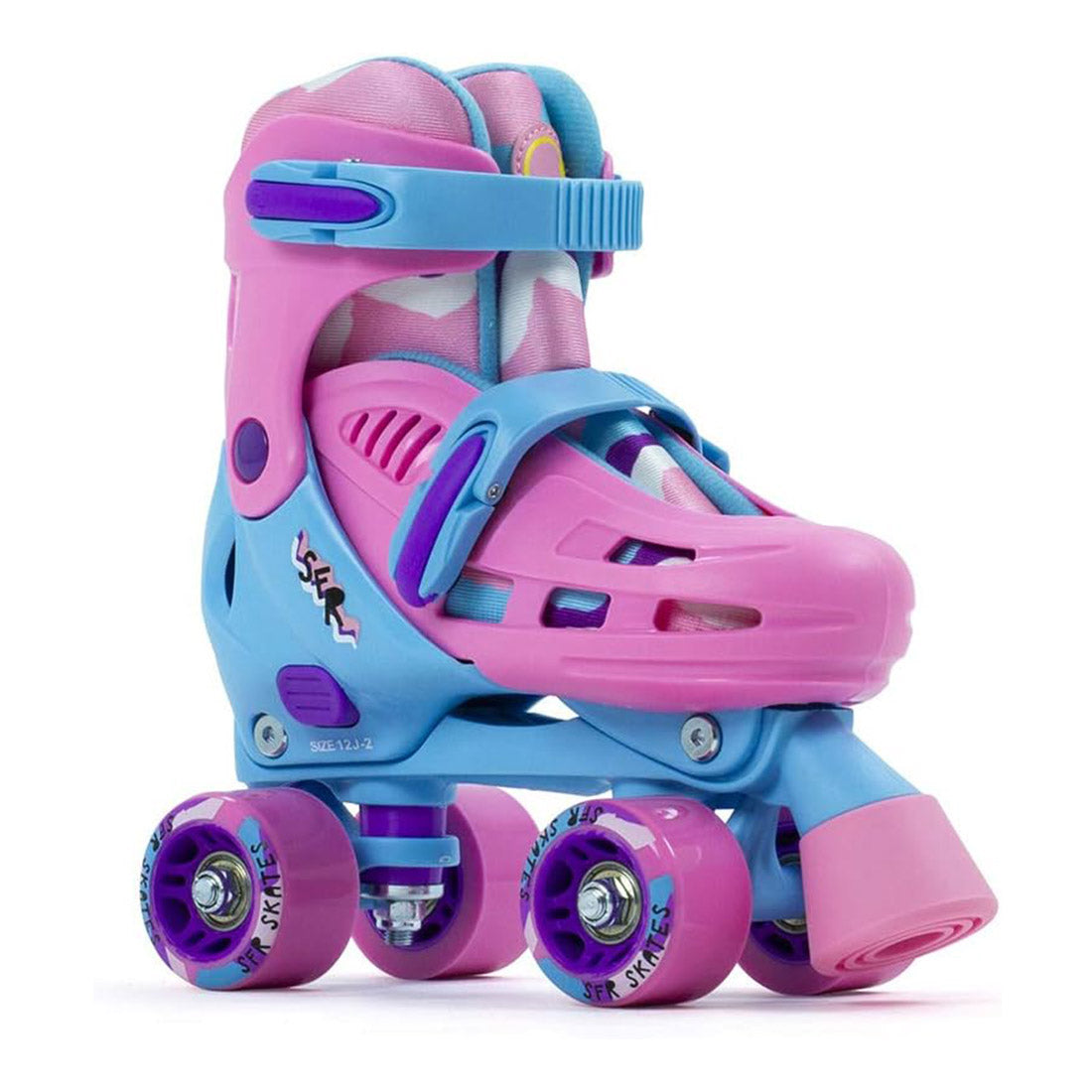 SFR Hurricane III Skates - Pink/Blue Roller Skates