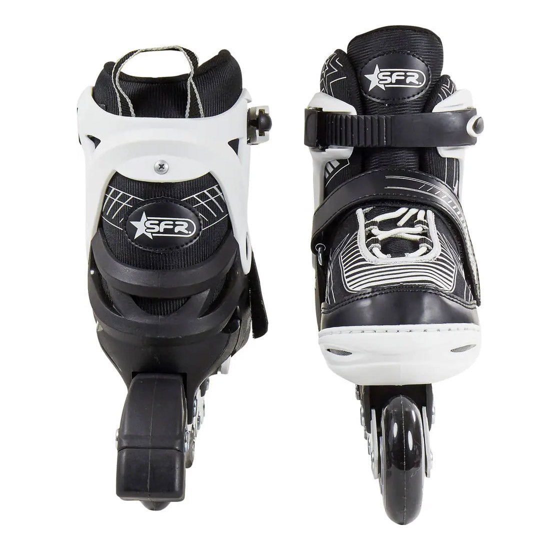 SFR Pulsar Adjustable Skate - Black/Silver Inline Kids