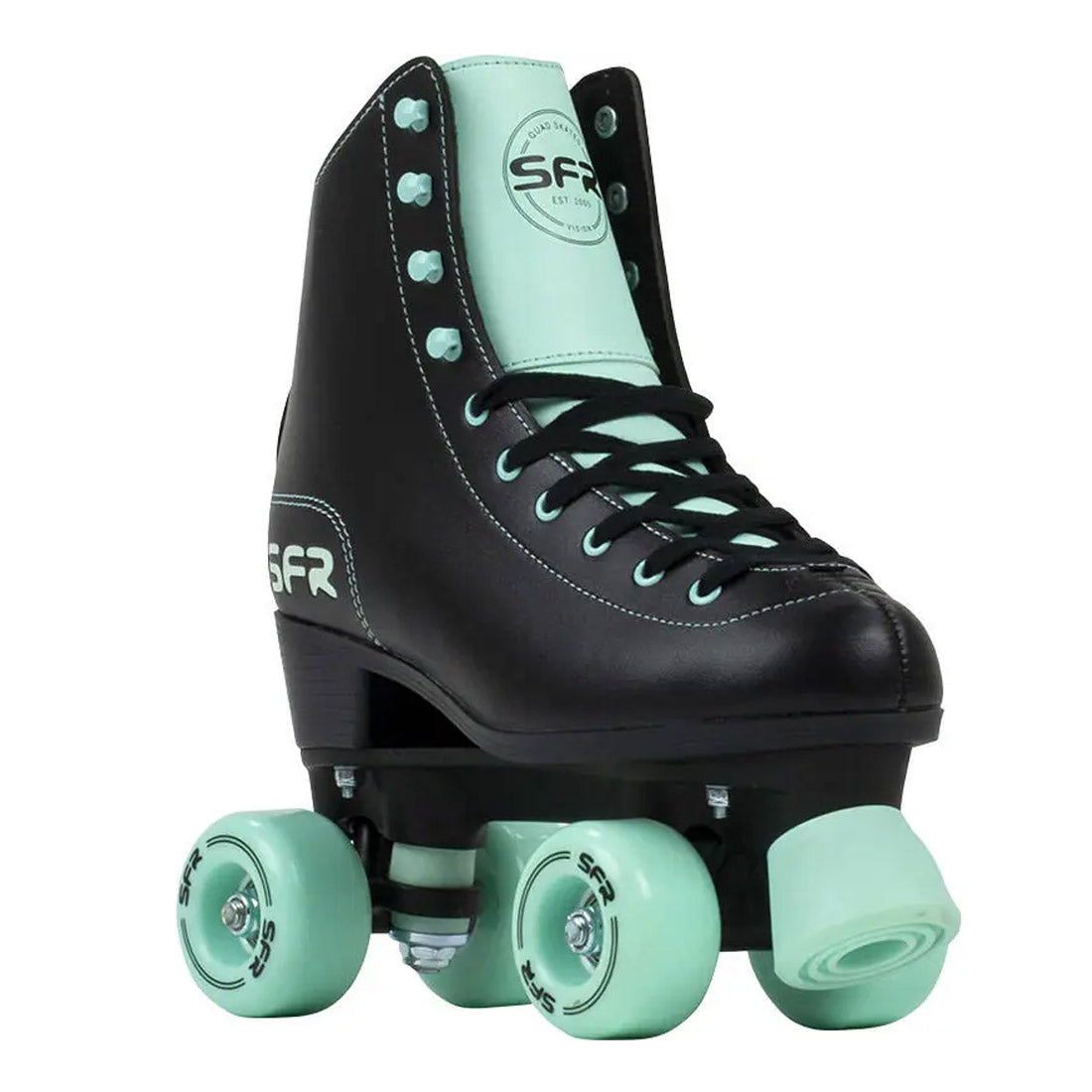 SFR Figure Skate - Black/Green Roller Skates