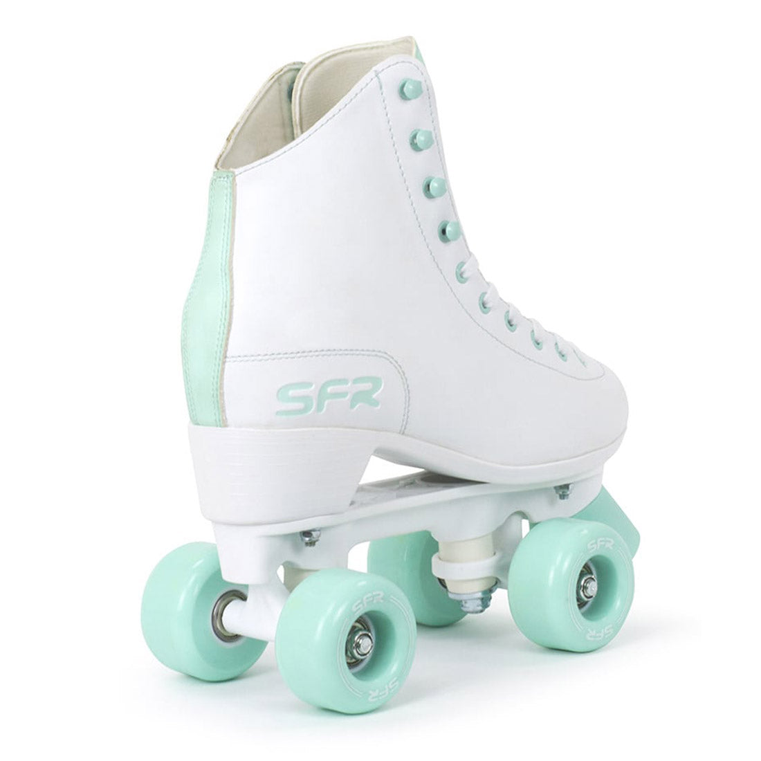 SFR Figure Skate - White/Green Roller Skates