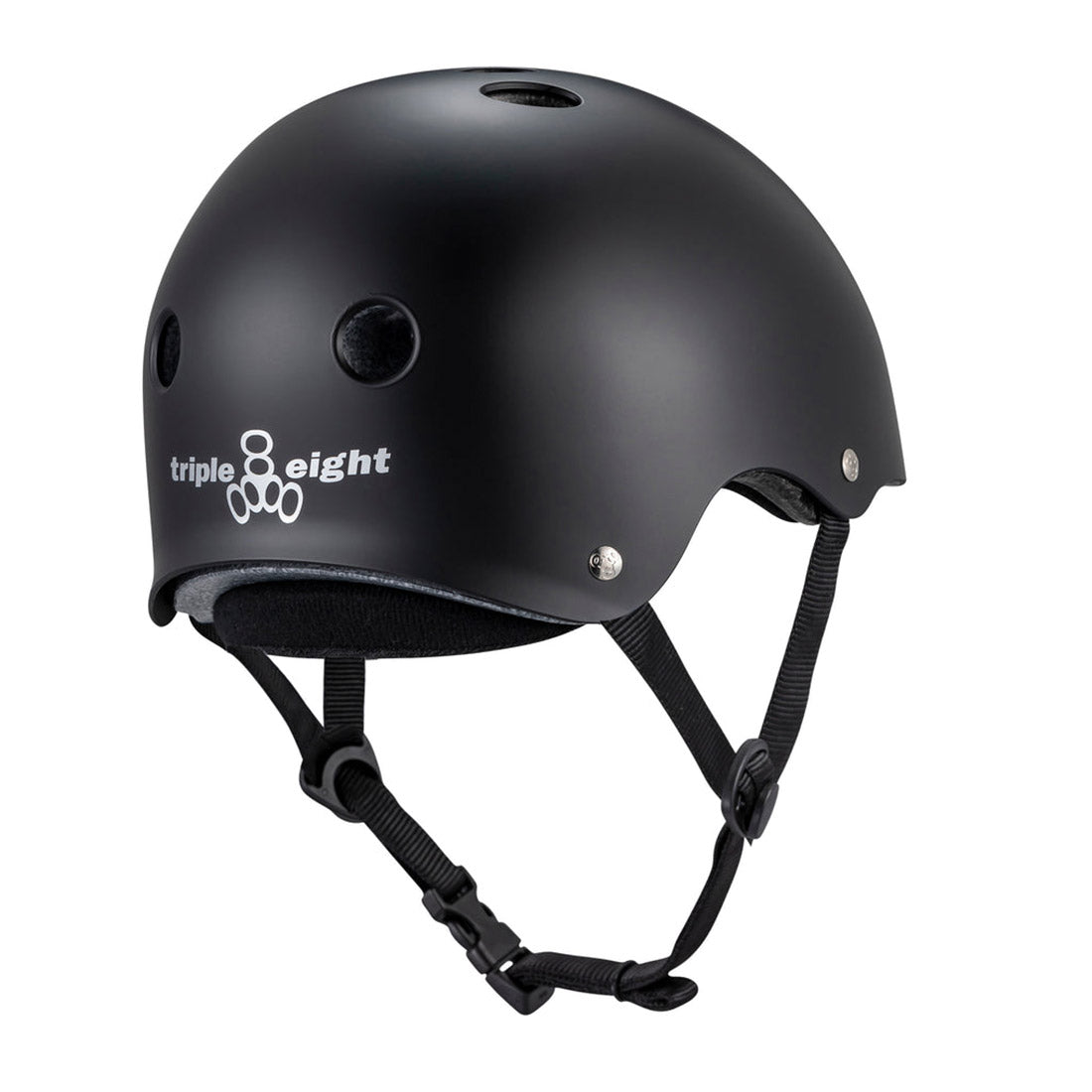 Triple 8 Deep Cover Helmet - Black Matte Helmets