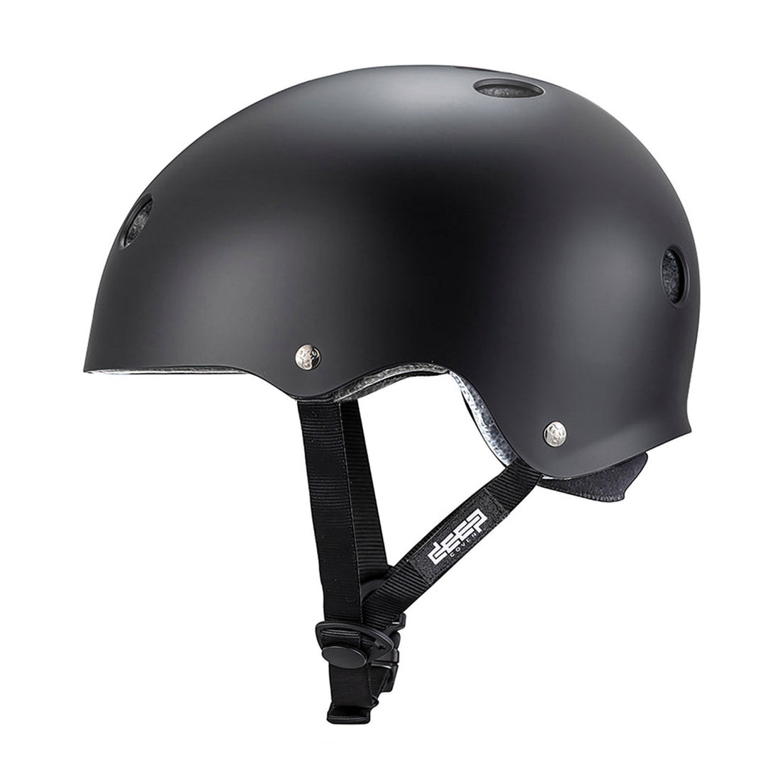 Triple 8 Deep Cover Helmet - Black Matte Helmets