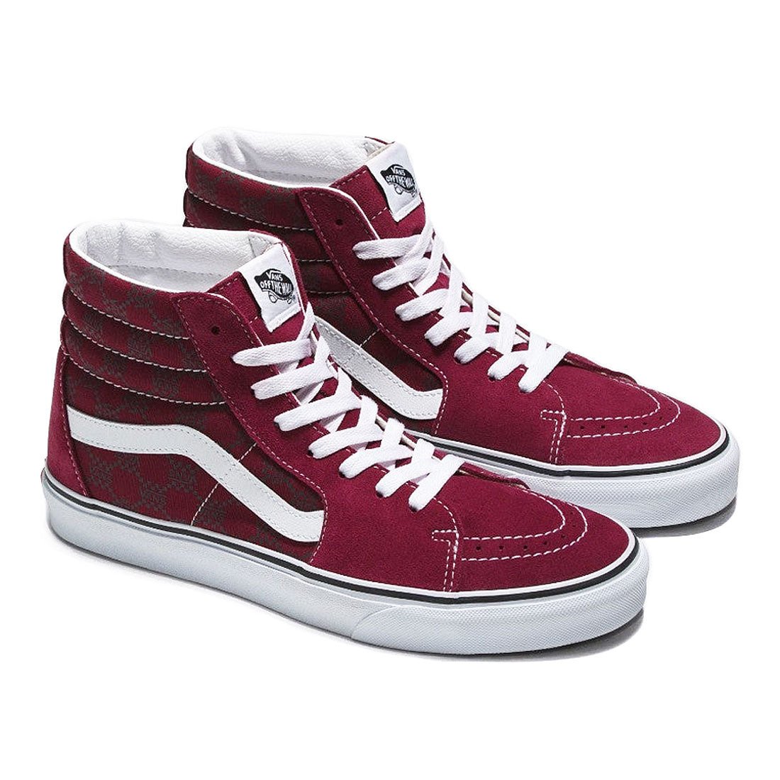 Maroon store vans journeys