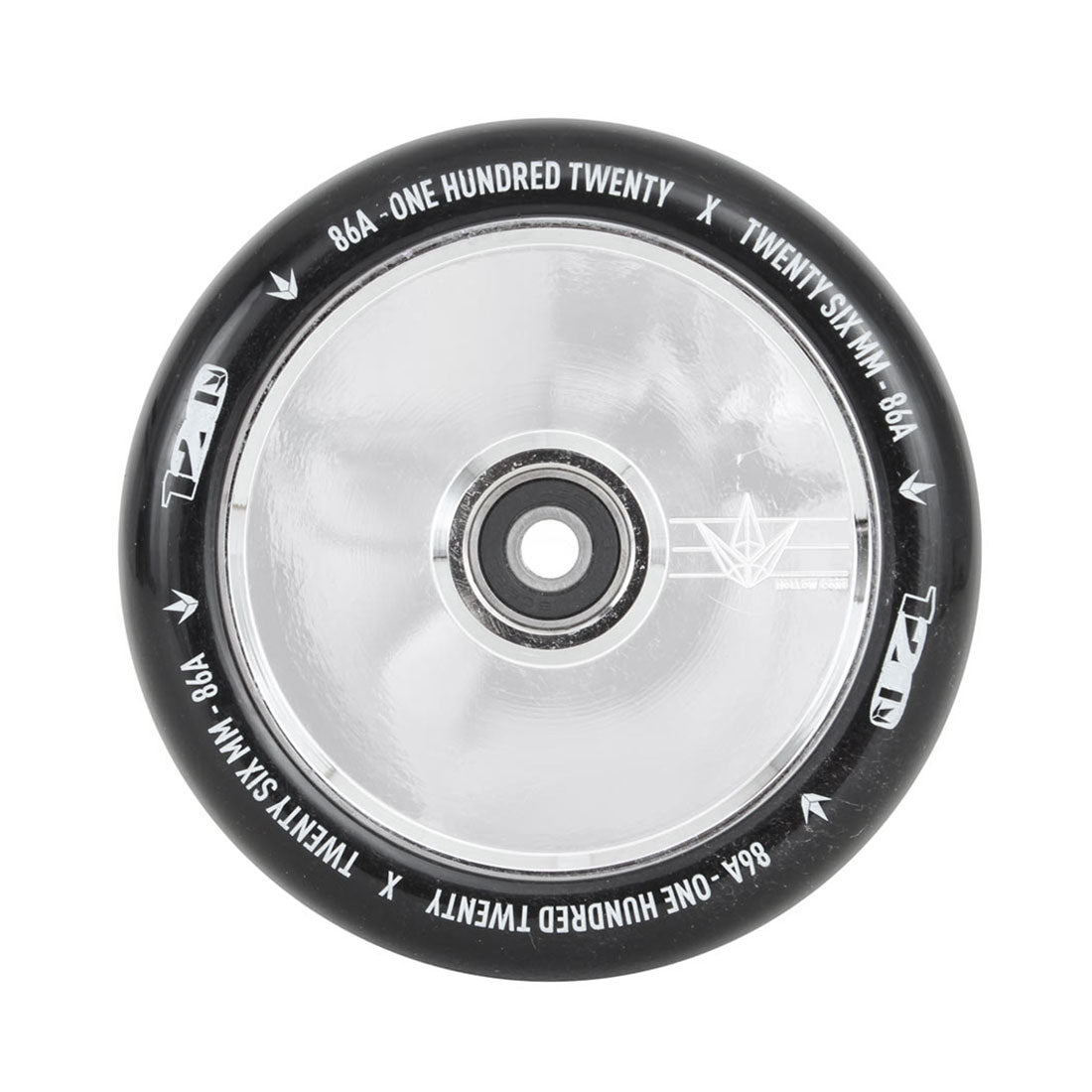 Envy Hollow Core 120mm Wheel - Black/Polished Scooter Wheels