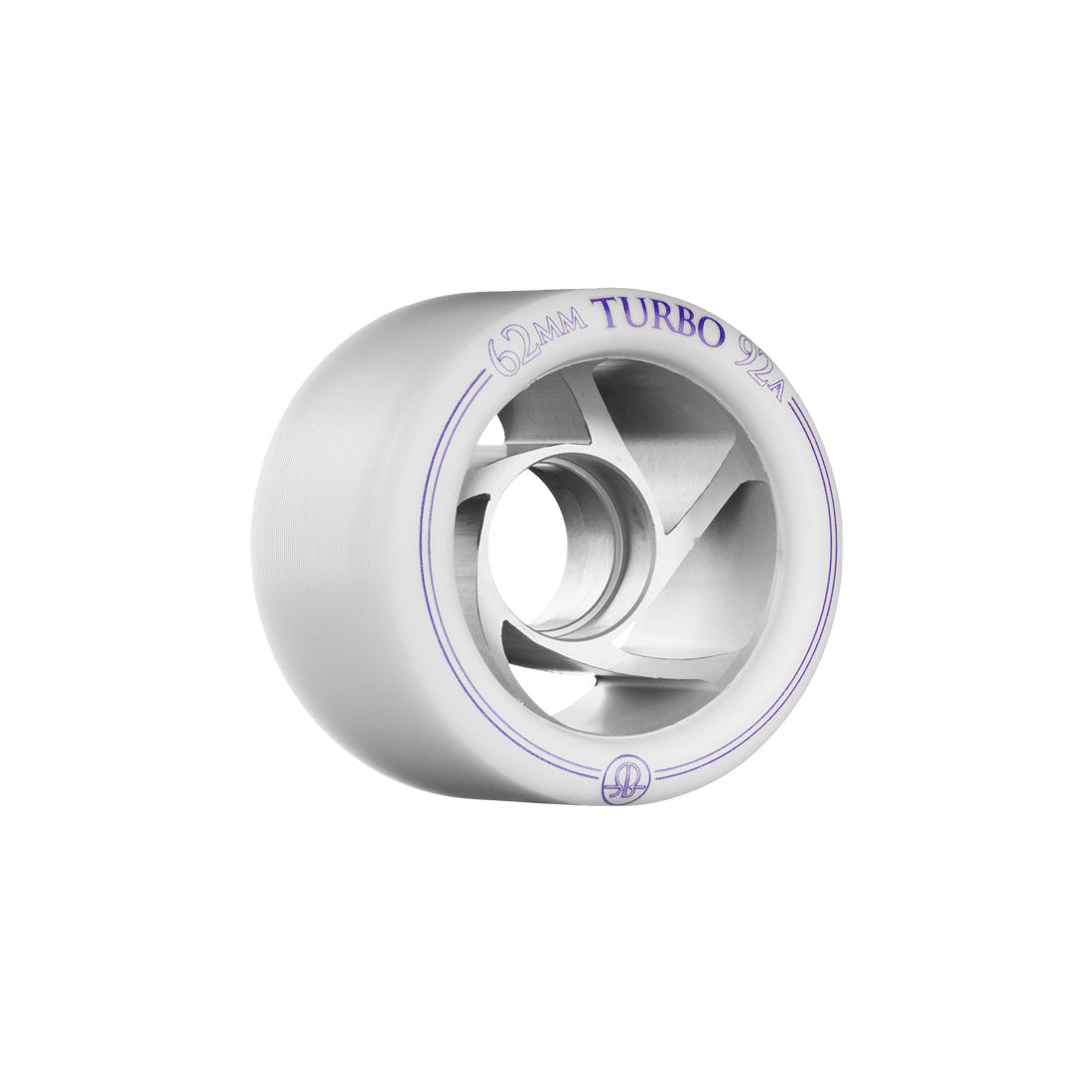 Rollerbones Turbo 62mm Wheels 8pk 92a White Roller Skate Wheels