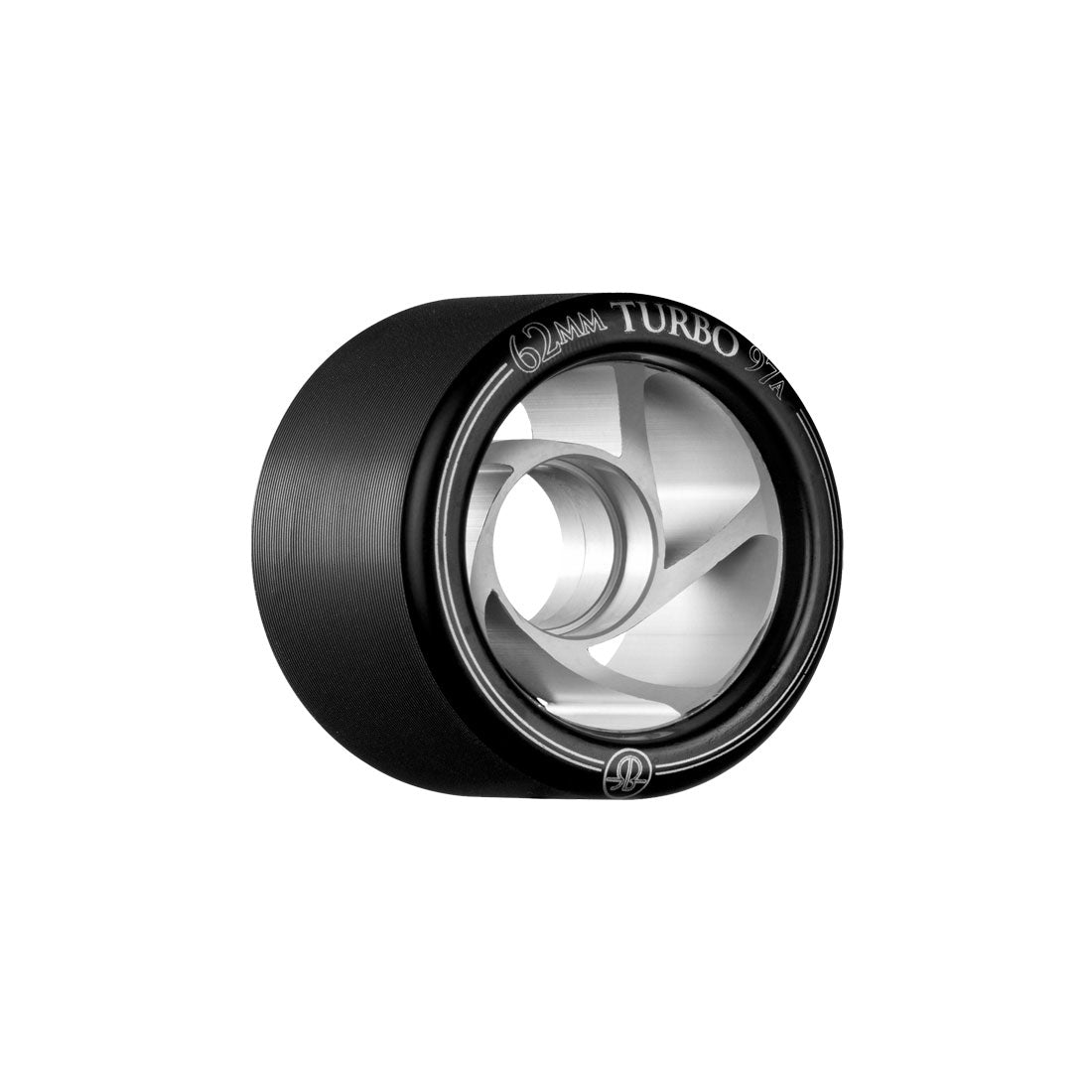 Rollerbones Turbo 62mm Wheels 8pk 97a Black Roller Skate Wheels