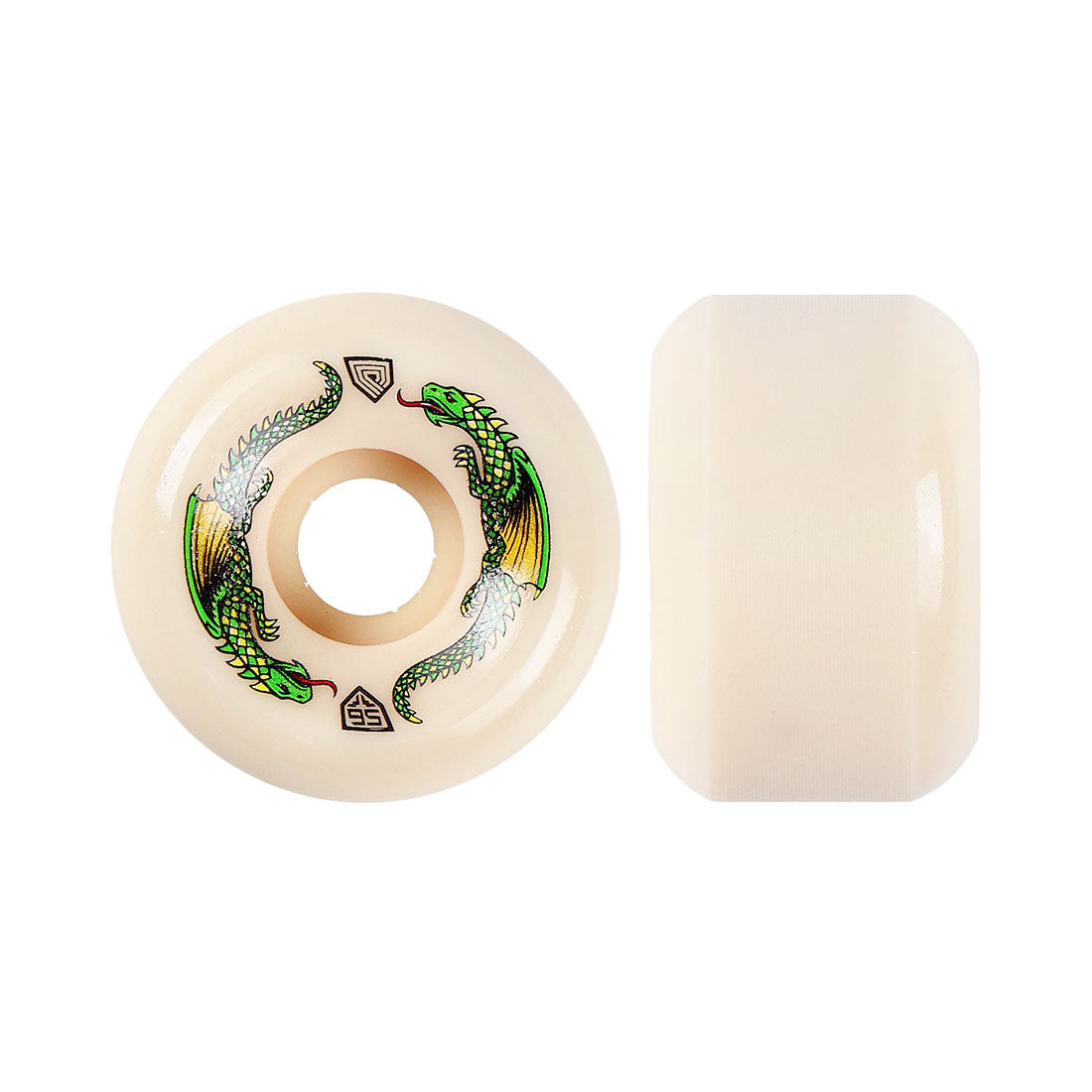 Powell Peralta Dragon Formula 56mm 93a 4pk - White Skateboard Wheels