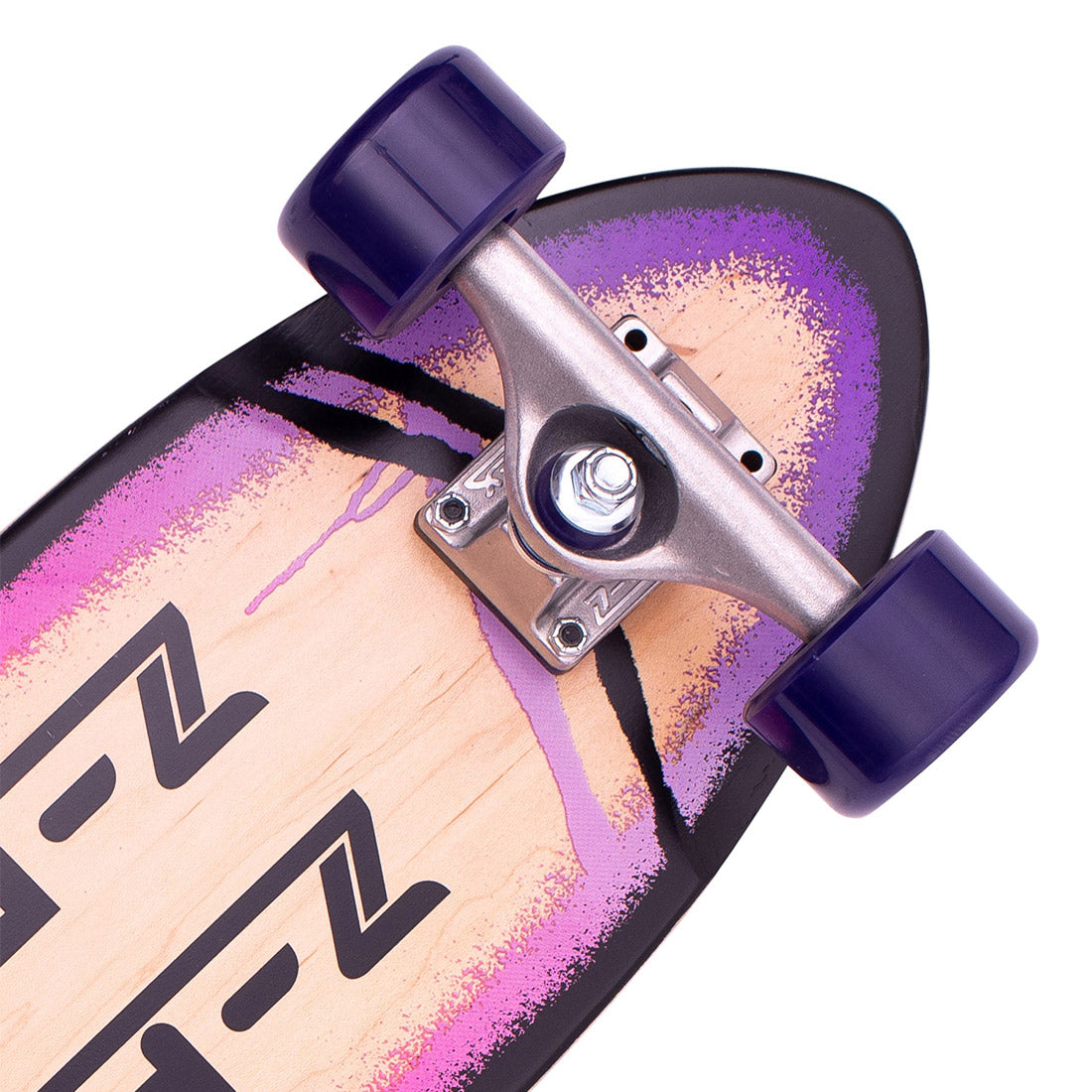 Z-Flex POP 27 Cruiser Complete - Purple Fade Skateboard Compl Cruisers