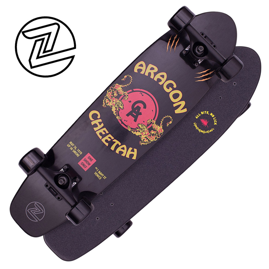 Z-Flex Aragon Cheetah 29 Cruiser Complete Skateboard Compl Cruisers