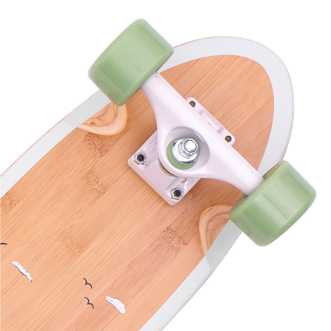 Z-Flex Bamboo 29 Cruiser Complete - Green Dude Skateboard Compl Cruisers