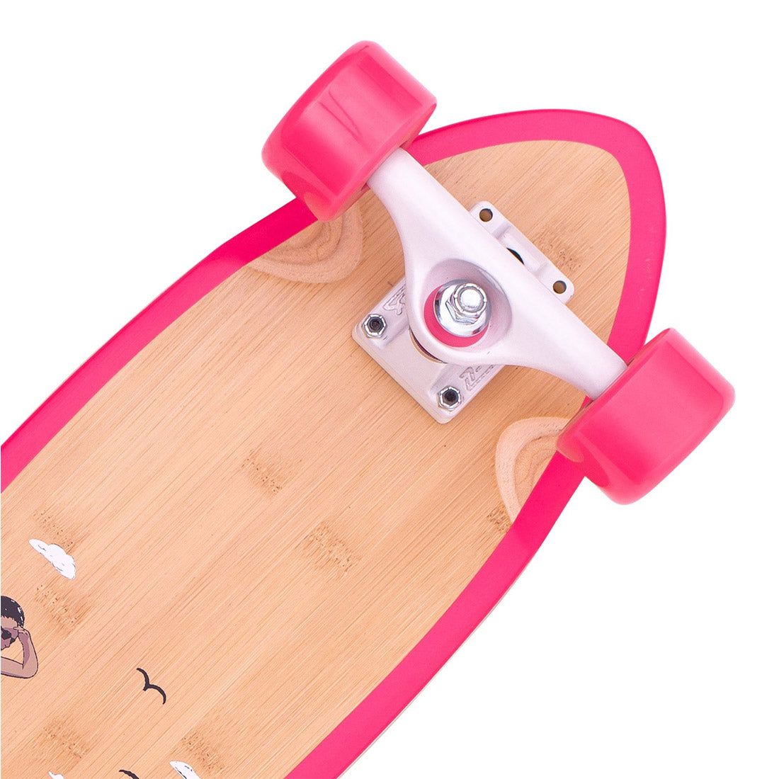 Z-Flex Bamboo 27 Cruiser Complete - Pink Chick Skateboard Compl Cruisers