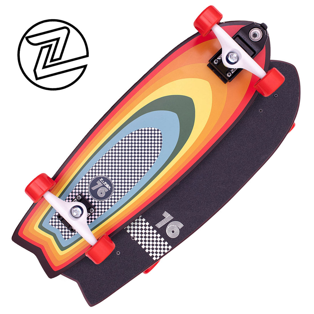 Z-Flex Surf-A-Gogo 31 Surfskate Fish Complete Skateboard Compl Carving and Specialty