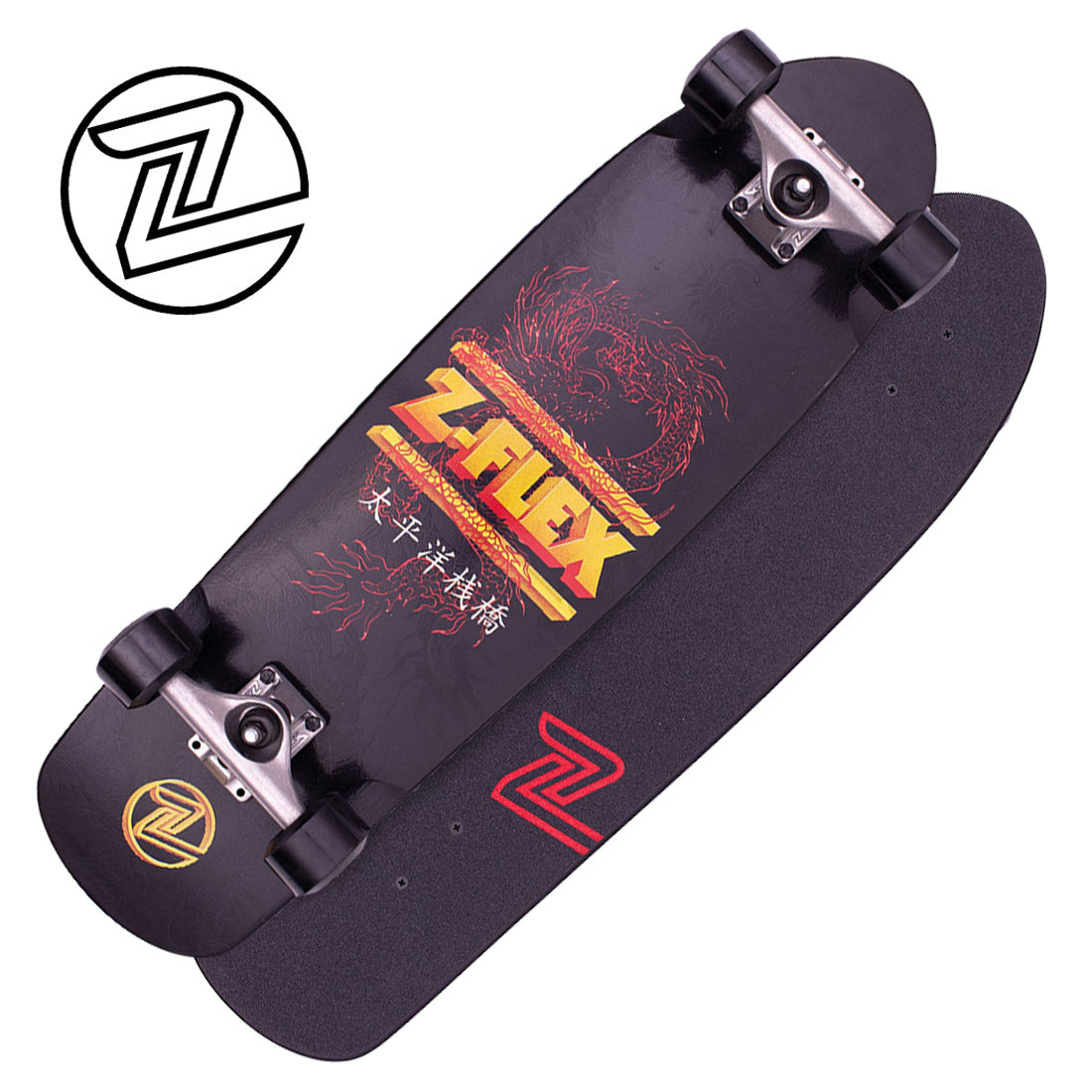 Z-Flex Dragon 30 Shorebreak Complete Skateboard Compl Cruisers