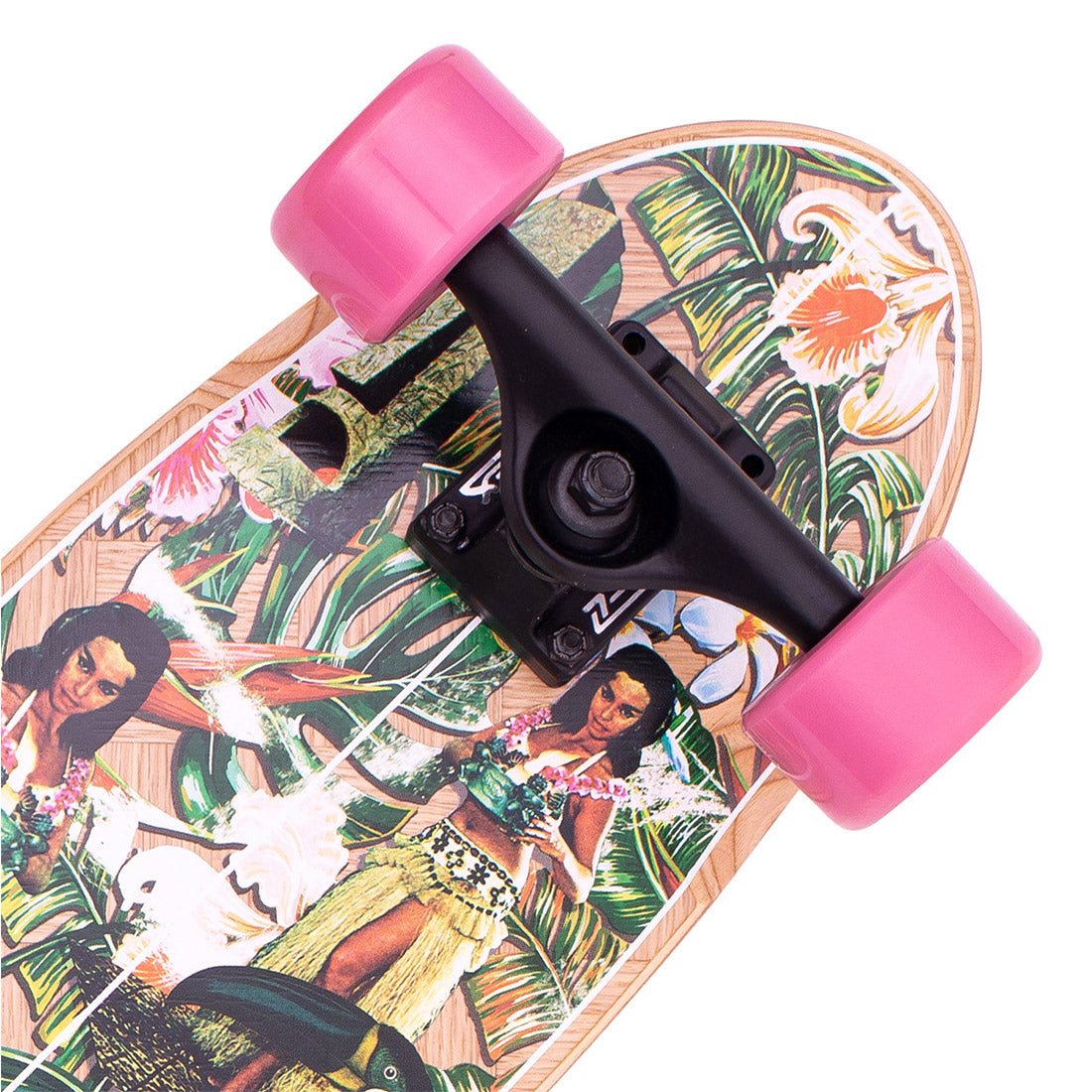 Z-Flex Banana Train 29 Crusier Complete - Wood/Pink Skateboard Compl Cruisers