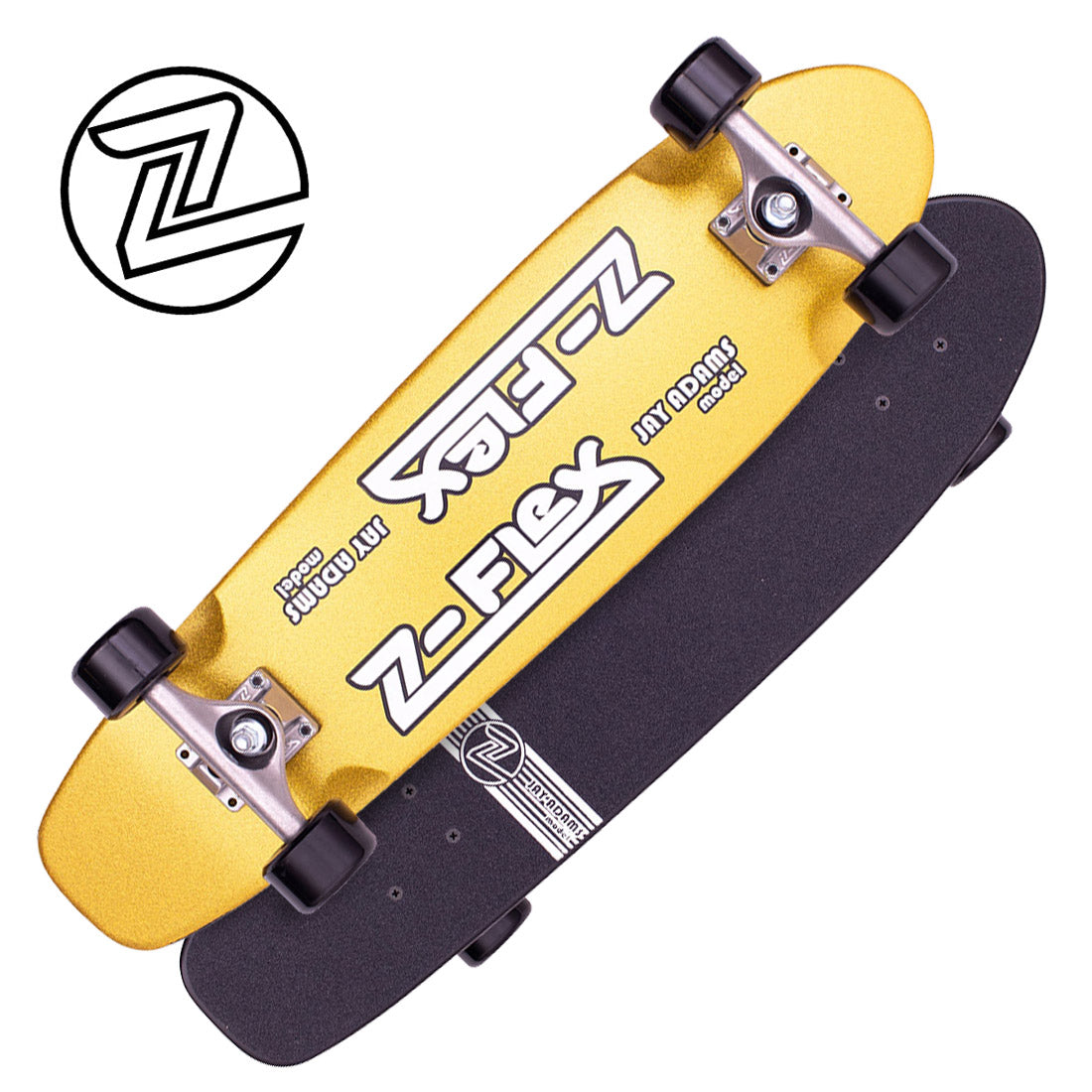 Z-Flex Metal Flake 29 Jay Adams Cruiser - Gold Skateboard Compl Cruisers