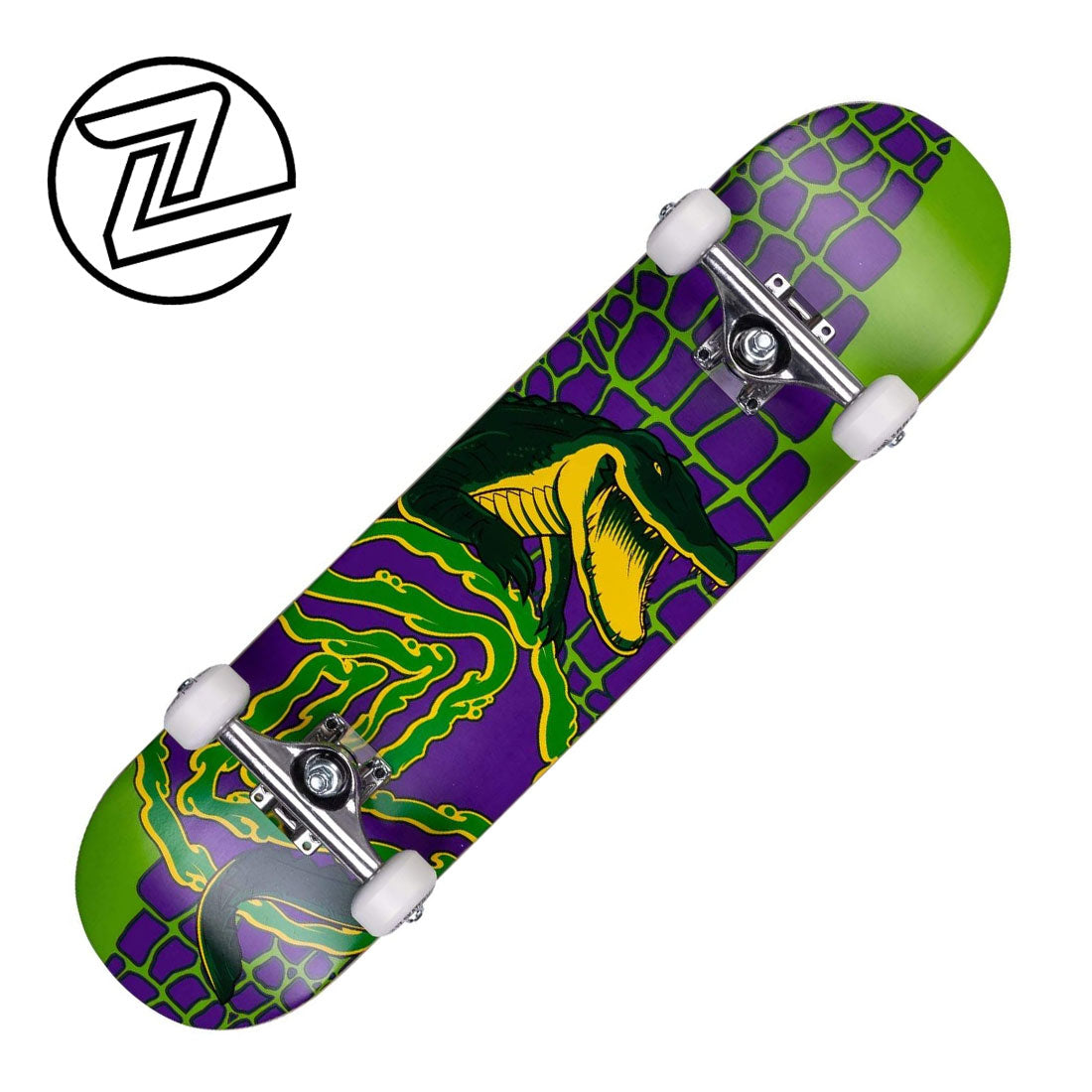 Z-Flex Gator 7.25 Mini Complete Skateboard Completes Modern Street