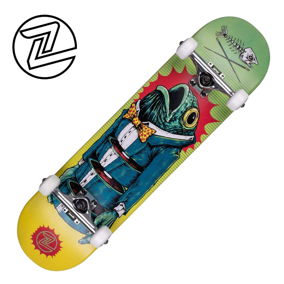 Z-Flex Fish 8.0 Complete Skateboard Completes Modern Street