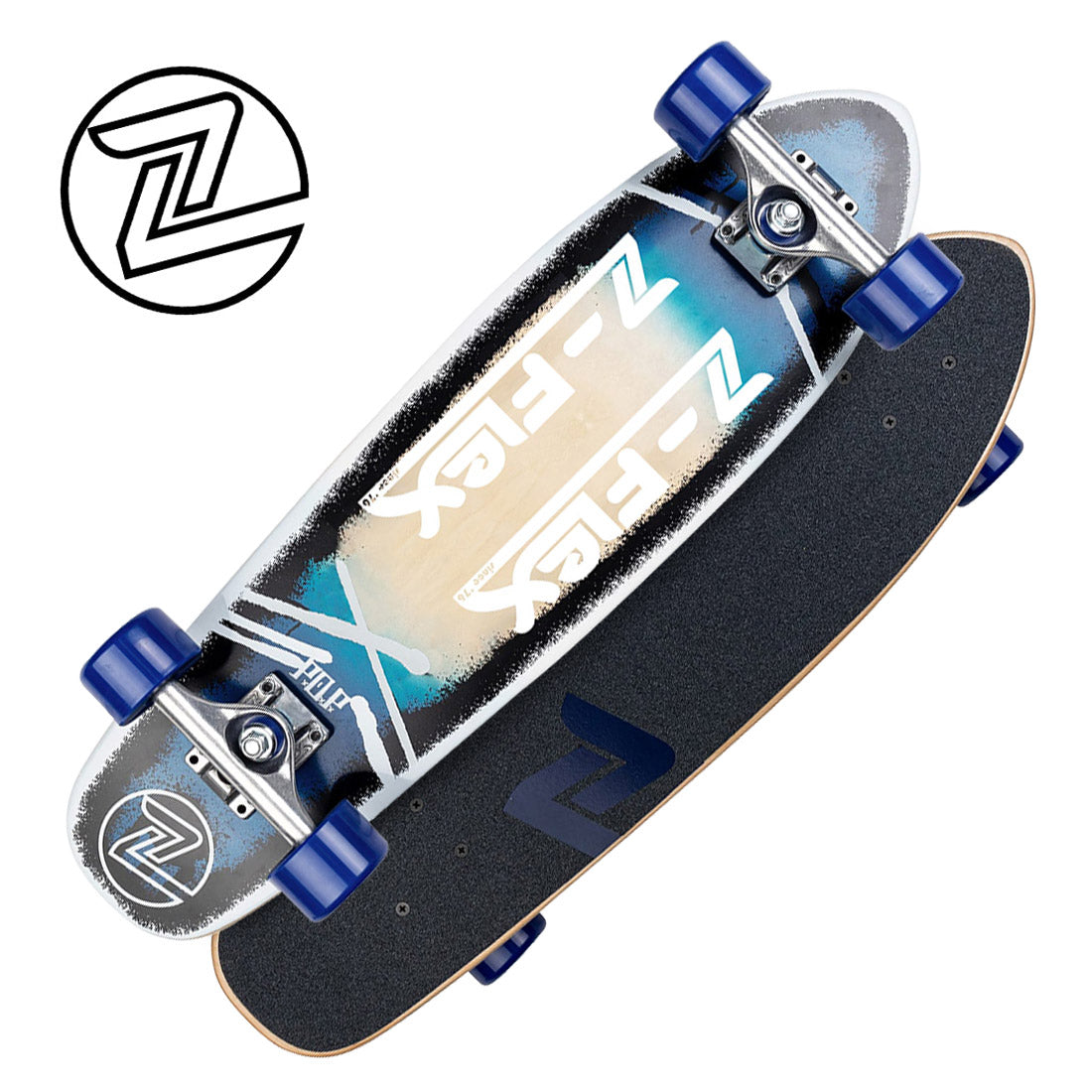 Z-Flex POP 27 Cruiser Complete - Even Tide Skateboard Compl Cruisers