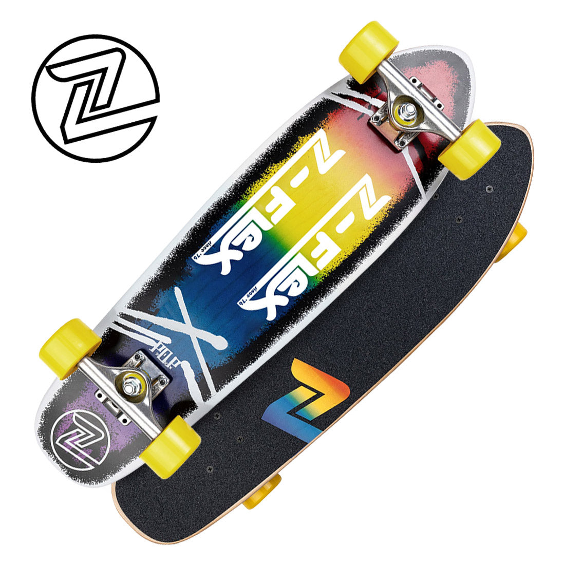 Z-Flex POP 27 Cruiser Complete - Dawn Skateboard Compl Cruisers