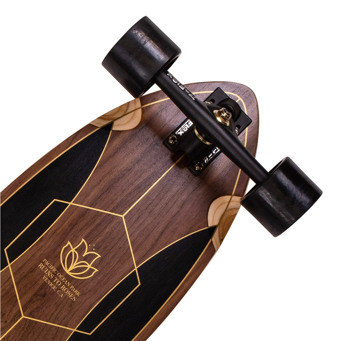 Z-Flex Ruins to Roses 39 Roundtail Complete Skateboard Completes Longboards