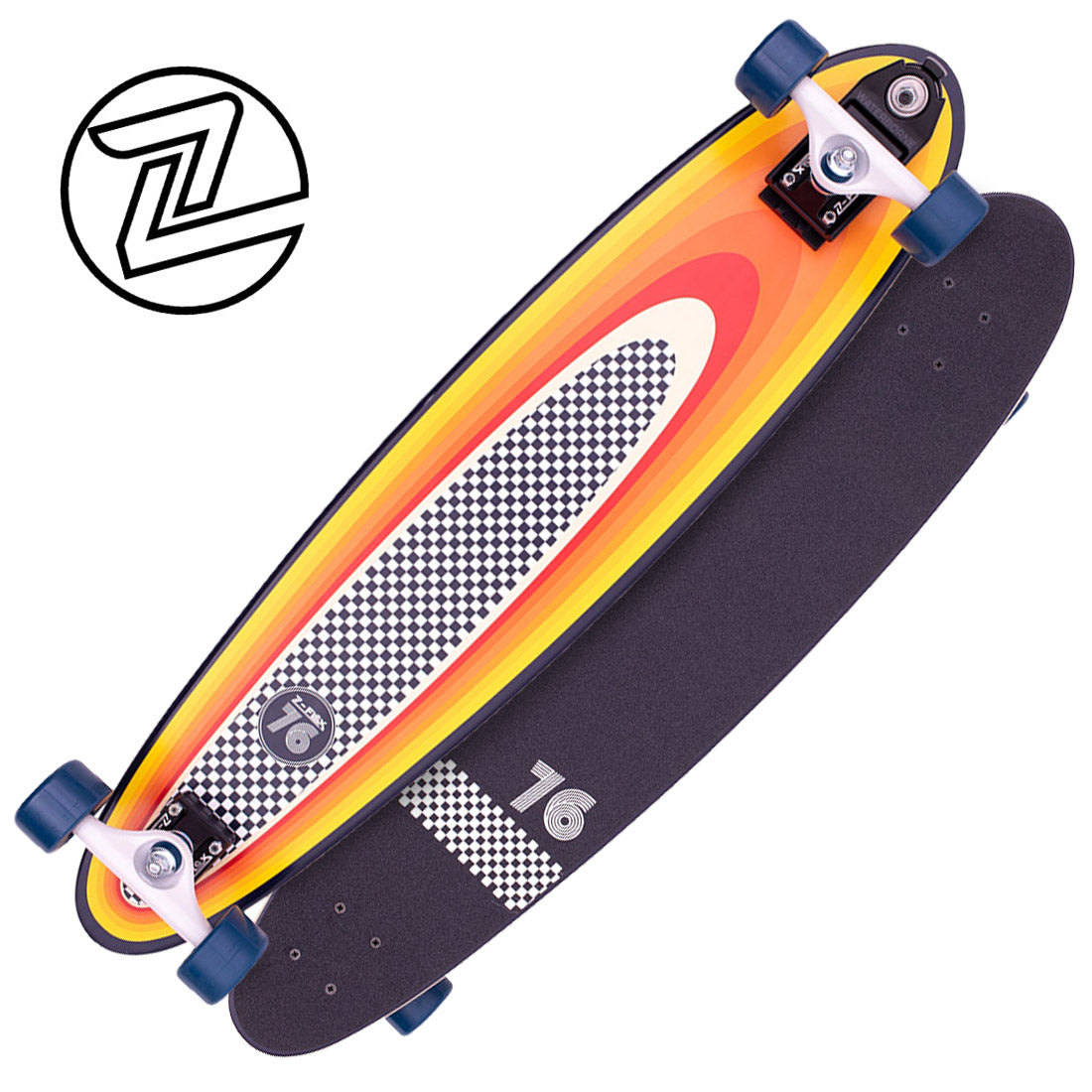 Z-Flex Surf-A-Gogo 37 Surfskate Log Roll Complete Skateboard Compl Carving and Specialty