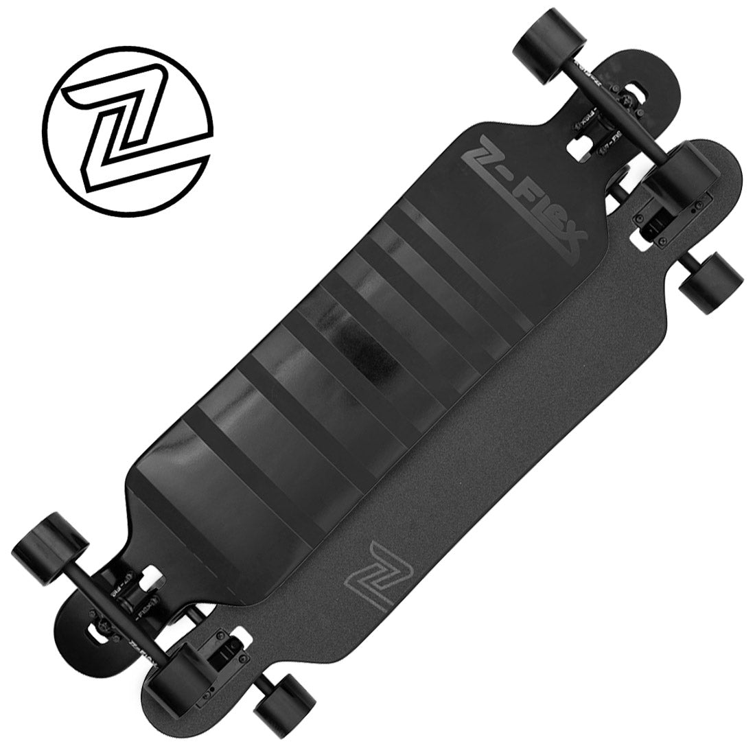 Z-Flex Shadow Lurker 41.5 Drop Thru Complete Skateboard Compl Cruisers