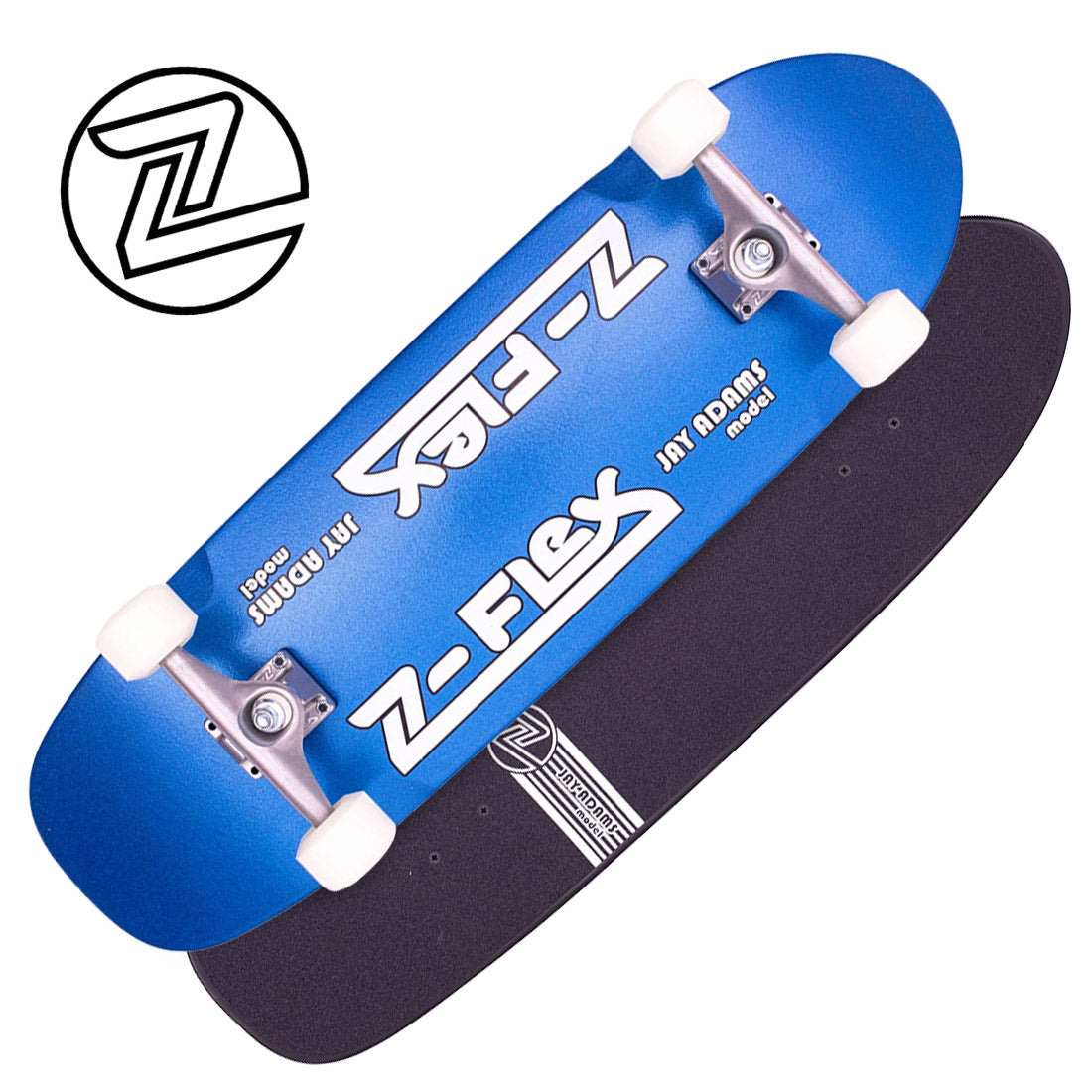 Z-Flex Metal Flake 32 Jay Adams Pool Complete - Blue Skateboard Compl Cruisers