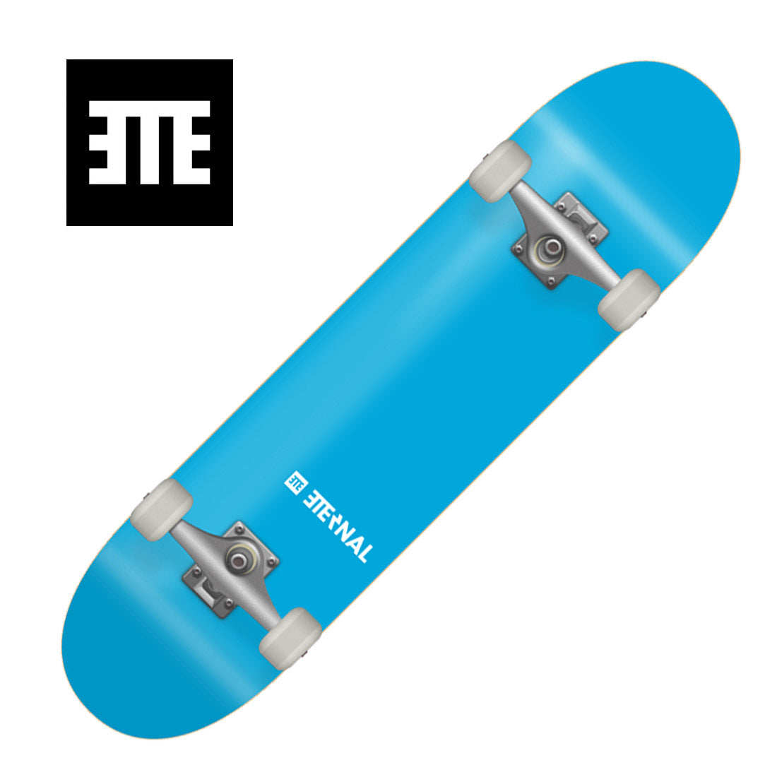 Eternal Neons 7.75 Complete - Blue Skateboard Completes Modern Street